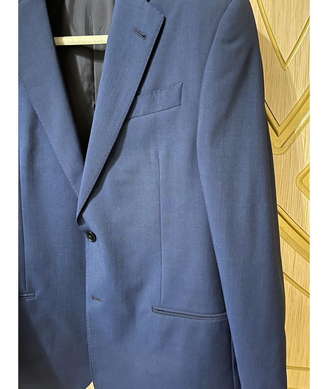 ARMANI COLLEZIONI Темно-синий классический костюм, фото 4