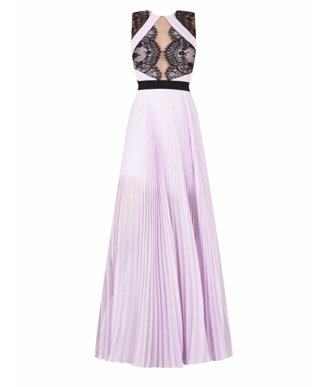 BCBG MAXAZRIA Фиолетовое шелковое вечернее платье, фото 1