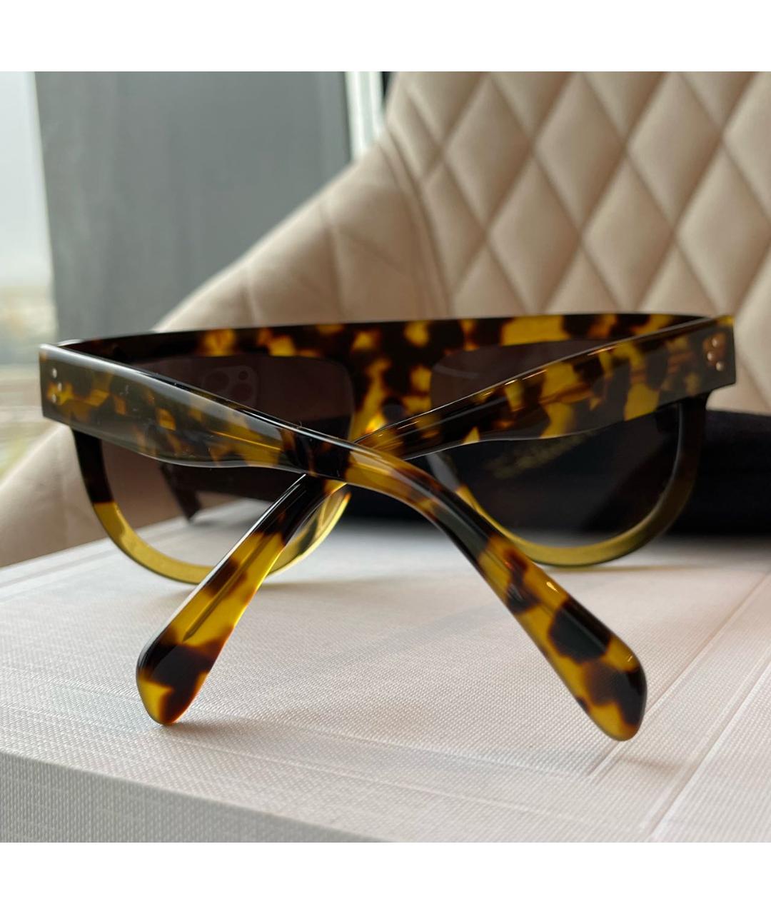 CELINE PRE-OWNED Мульти пластиковые солнцезащитные очки, фото 4