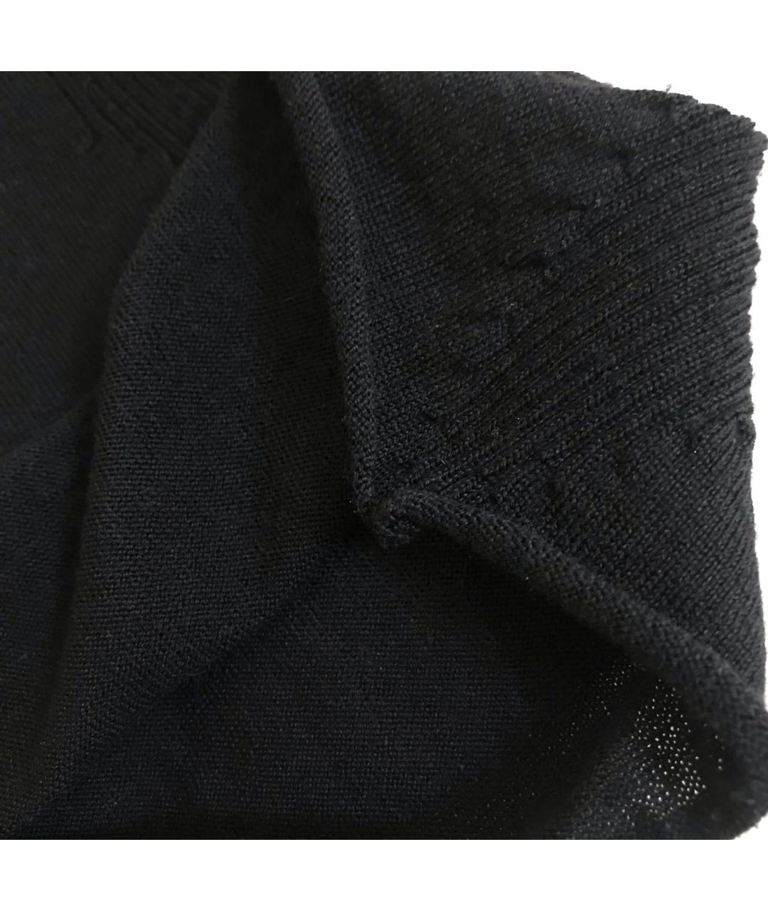 JOHN RICHMOND Черный шерстяной джемпер / свитер, фото 5