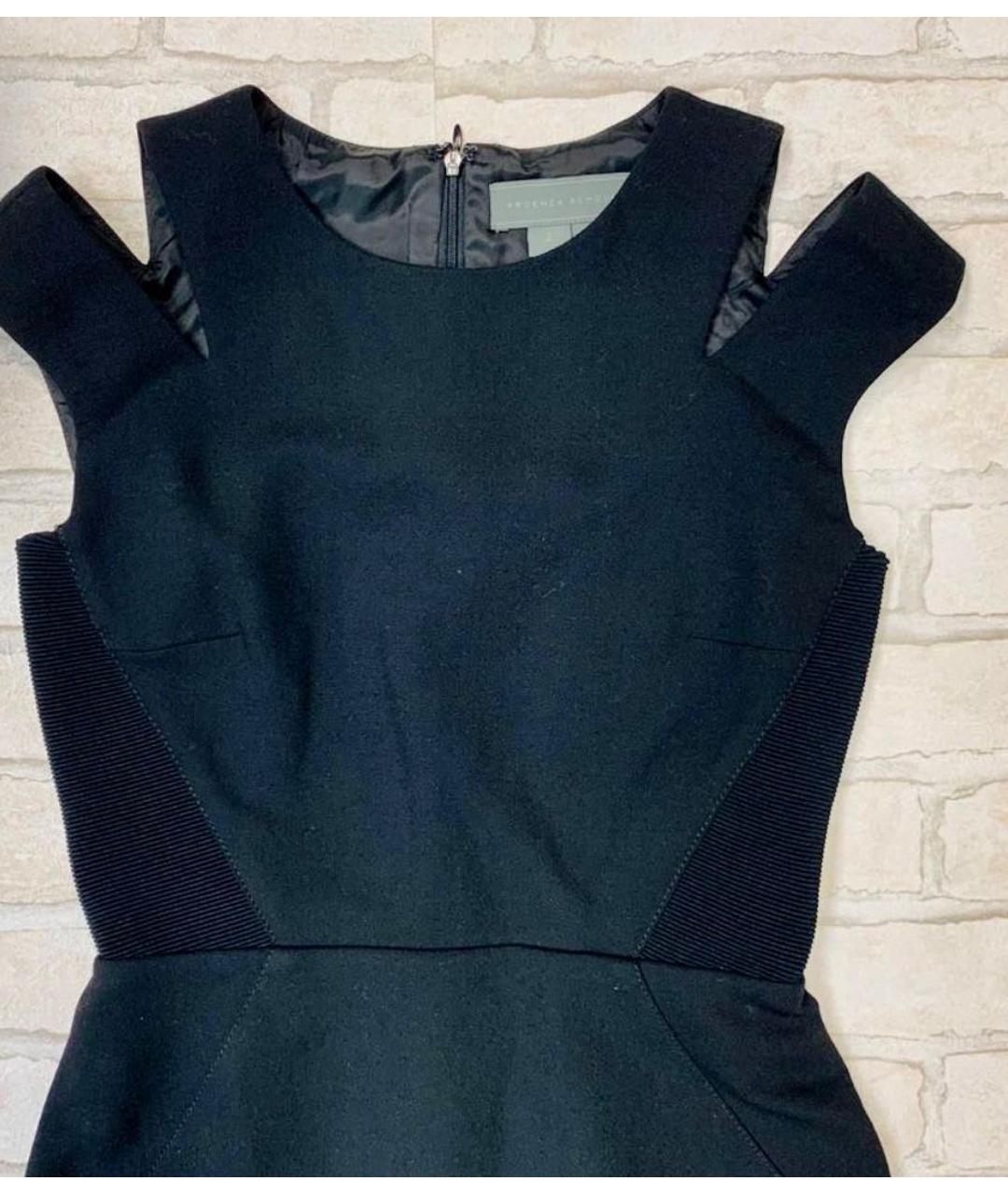 PROENZA SCHOULER Черное вискозное повседневное платье, фото 4