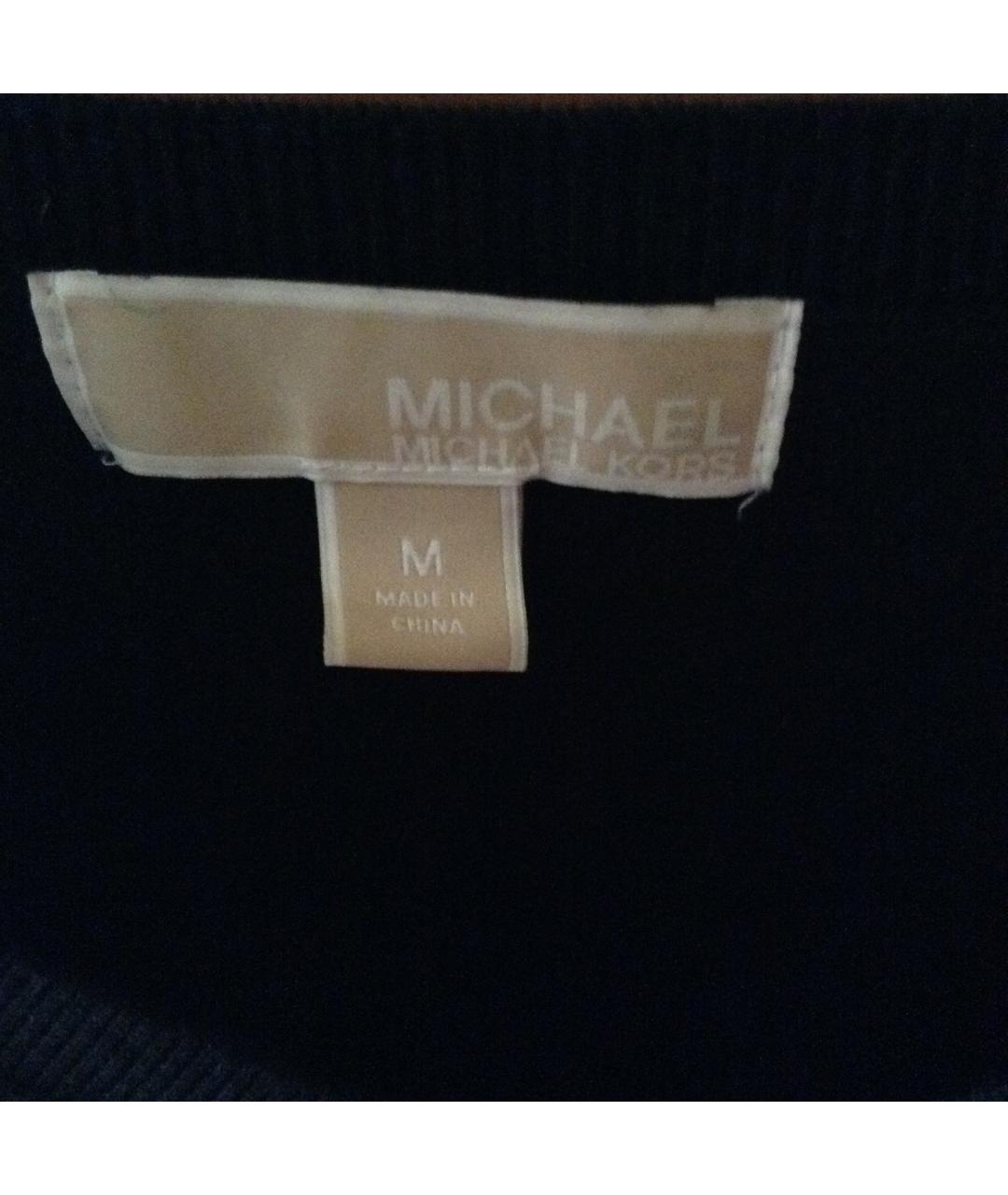 MICHAEL MICHAEL KORS Черный хлопковый джемпер / свитер, фото 4