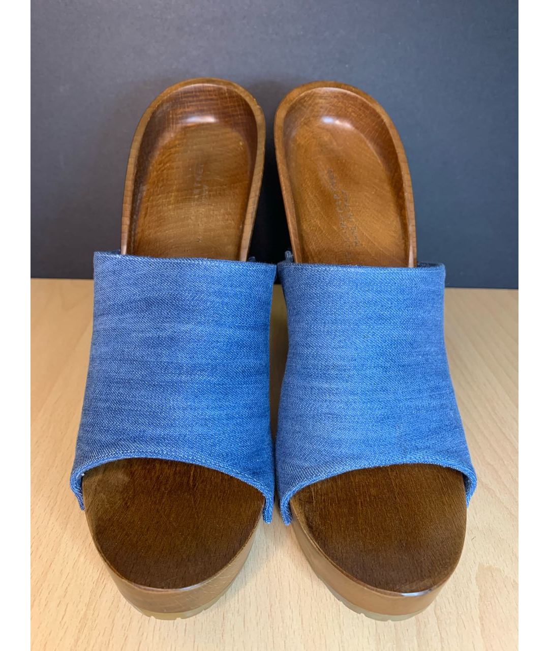 STELLA MCCARTNEY Синие текстильные сандалии, фото 2