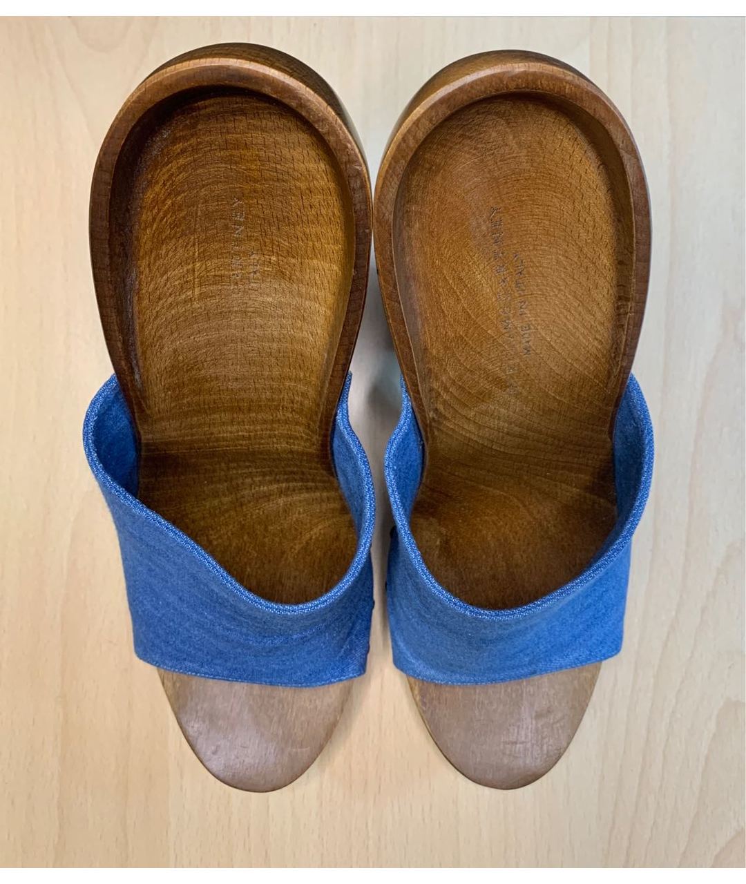 STELLA MCCARTNEY Синие текстильные сандалии, фото 3
