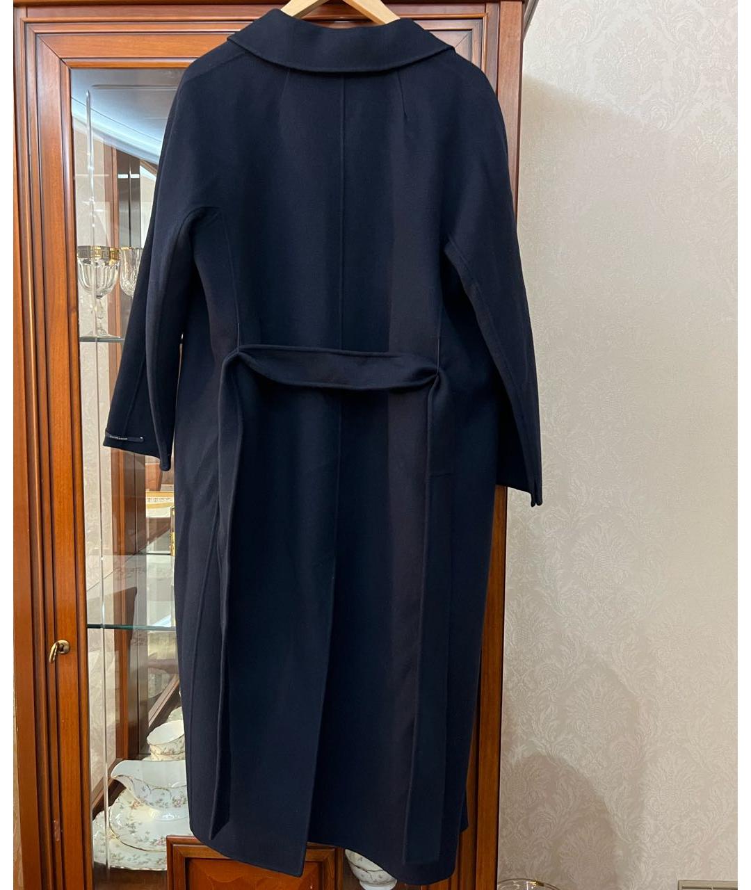 'S MAX MARA Темно-синее пальто, фото 2