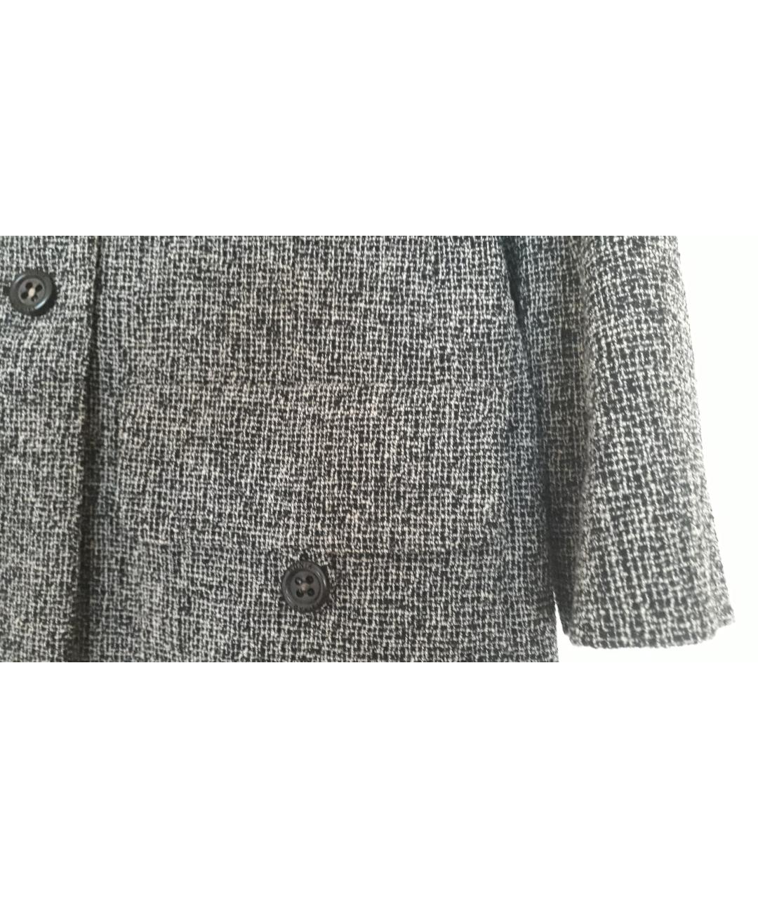 SONIA RYKIEL Серый шерстяной жакет/пиджак, фото 4