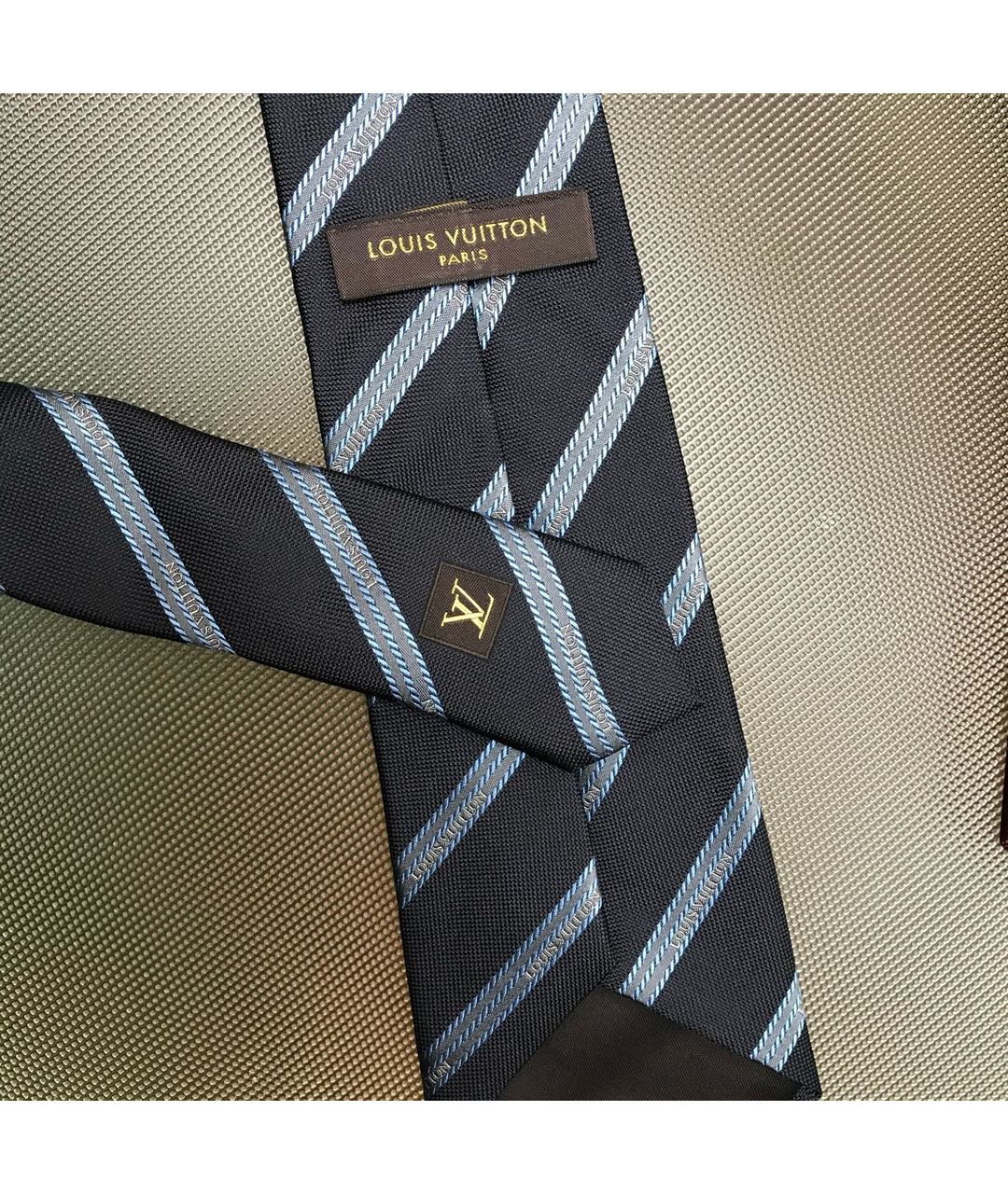 LOUIS VUITTON PRE-OWNED Мульти шелковый галстук, фото 3