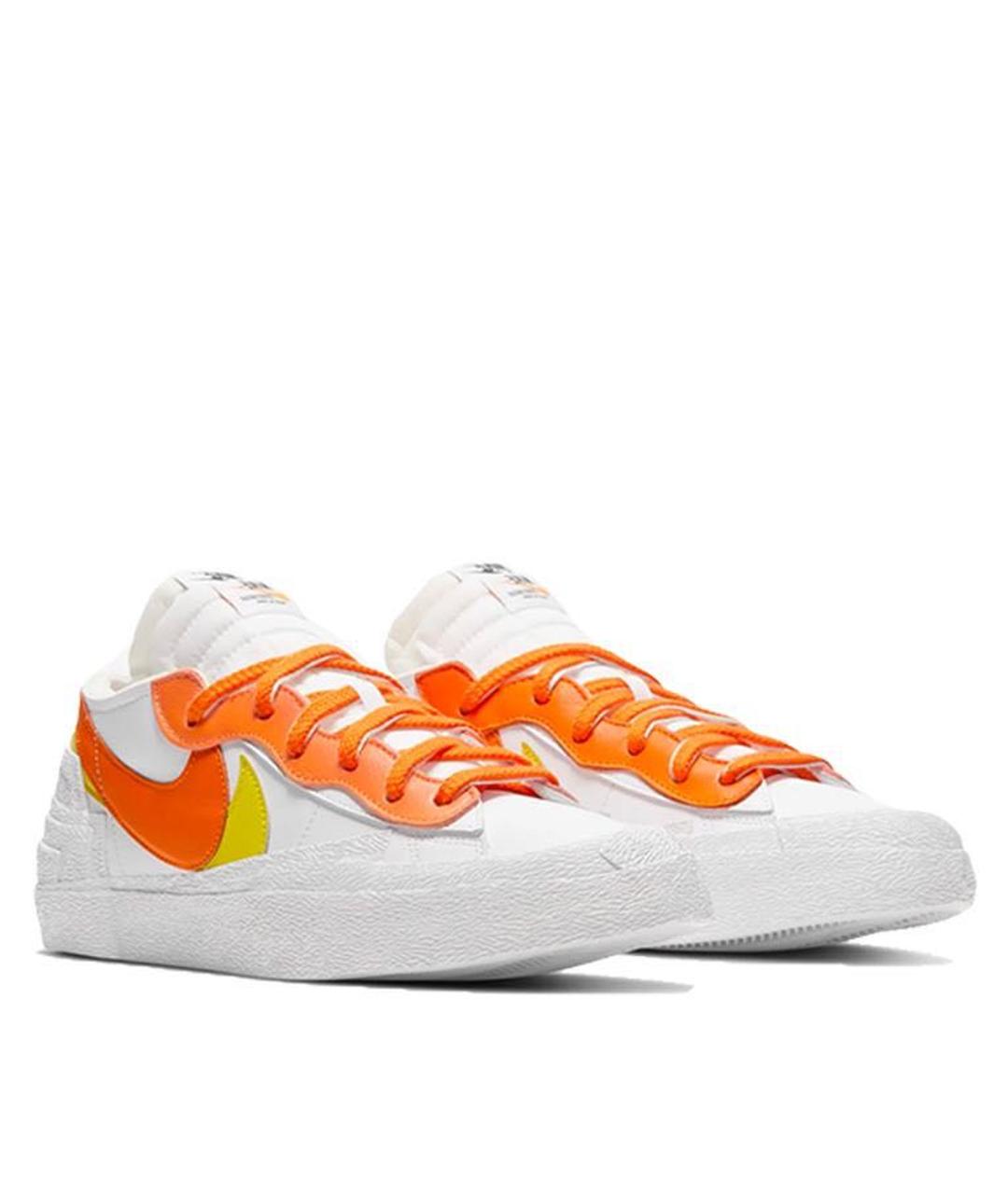 NIKE Белые кожаные кроссовки, фото 2