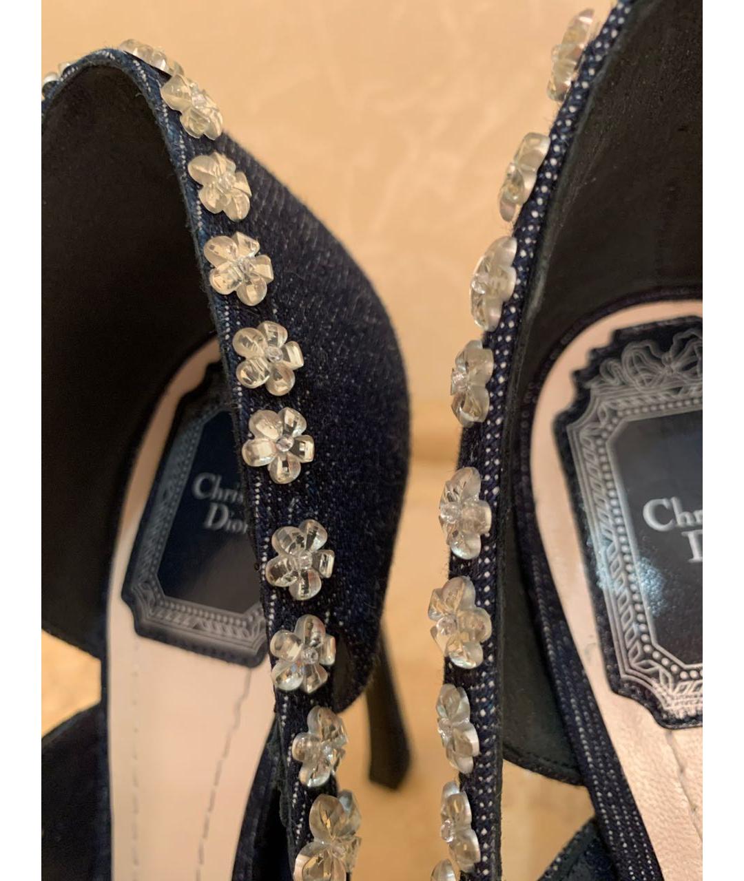 CHRISTIAN LOUBOUTIN Синие туфли, фото 2