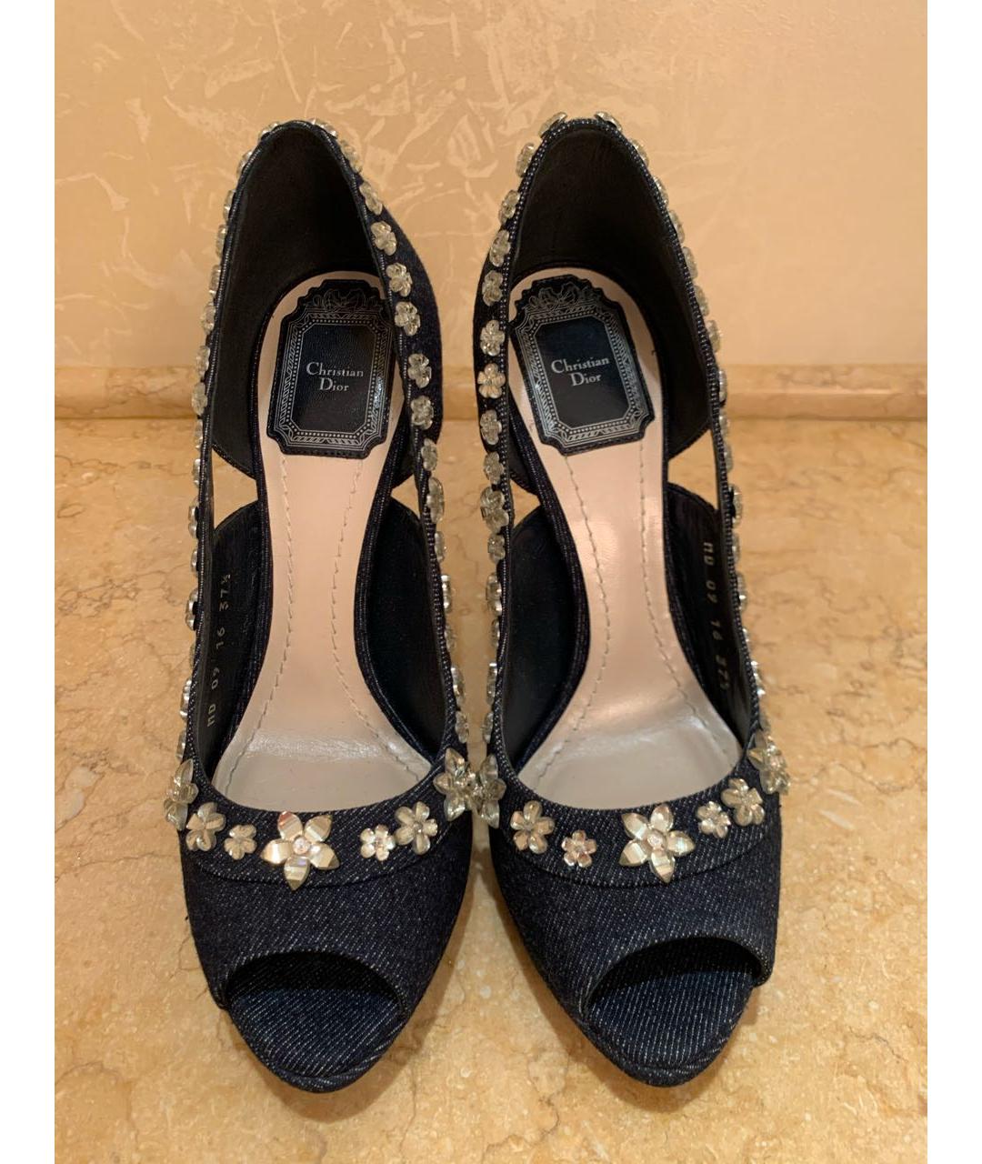 CHRISTIAN LOUBOUTIN Синие туфли, фото 3