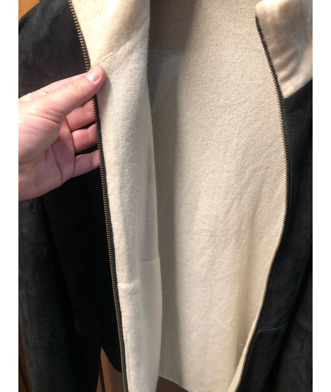 BRIONI Черная замшевая куртка, фото 4
