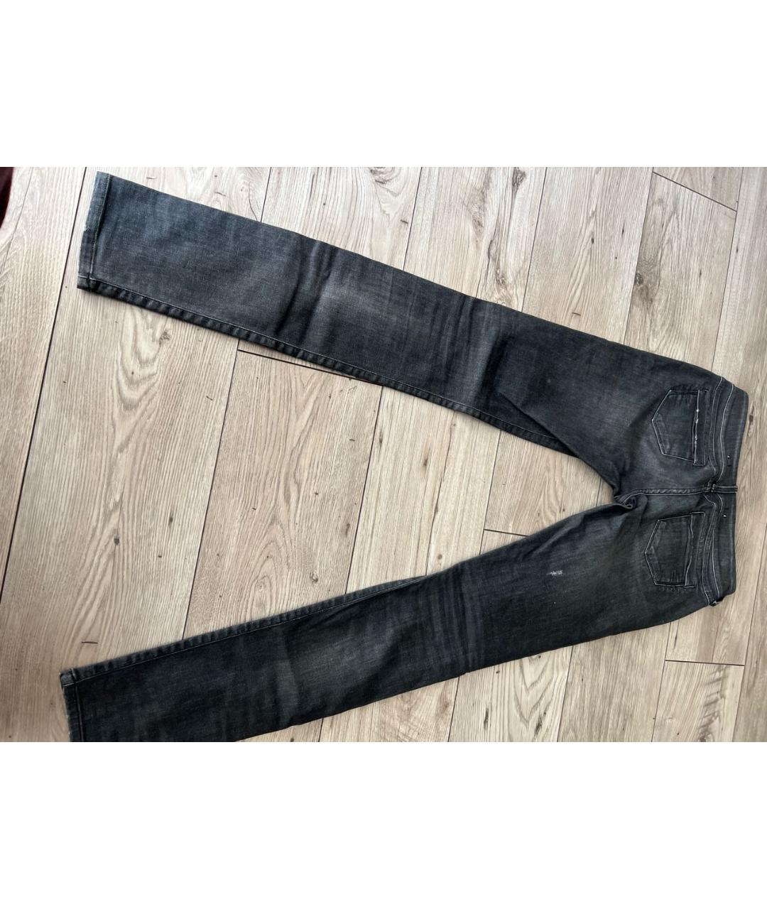 BARBARA BUI Антрацитовые хлопковые джинсы слим, фото 6