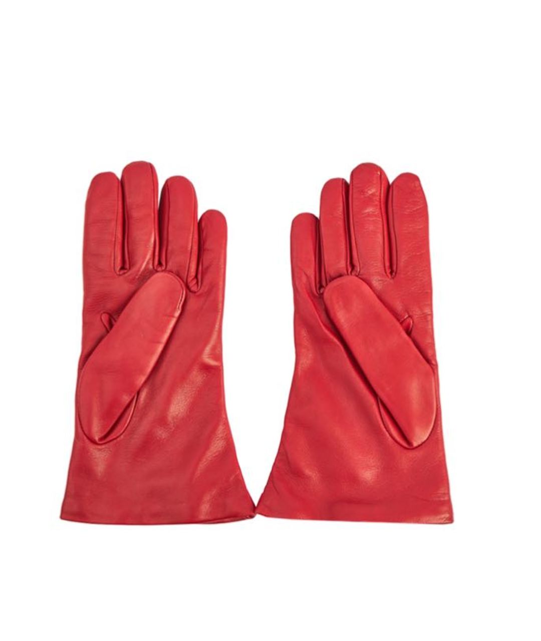 ESCADA Красные кожаные перчатки, фото 2
