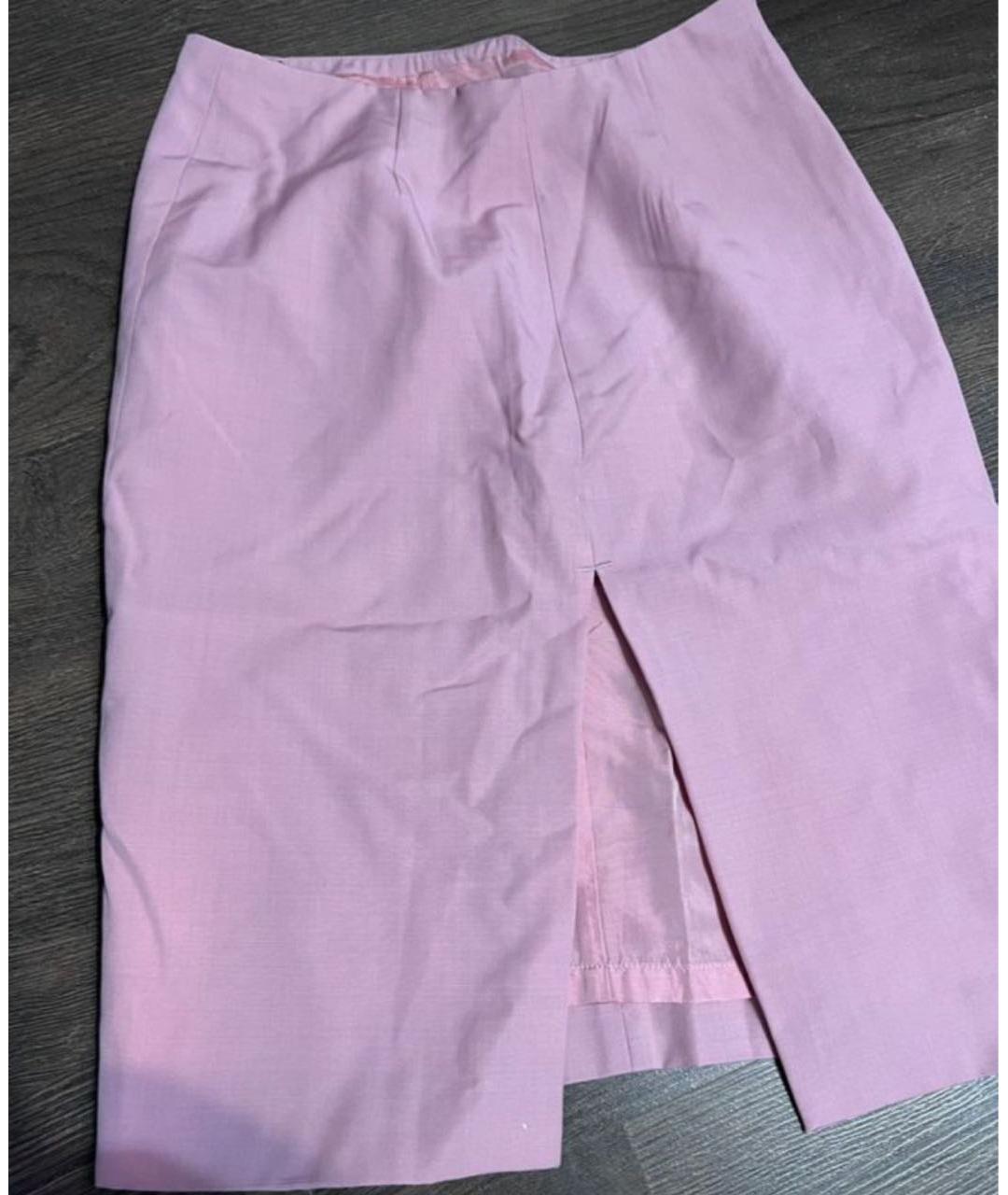 GUCCI Розовая юбка миди, фото 3