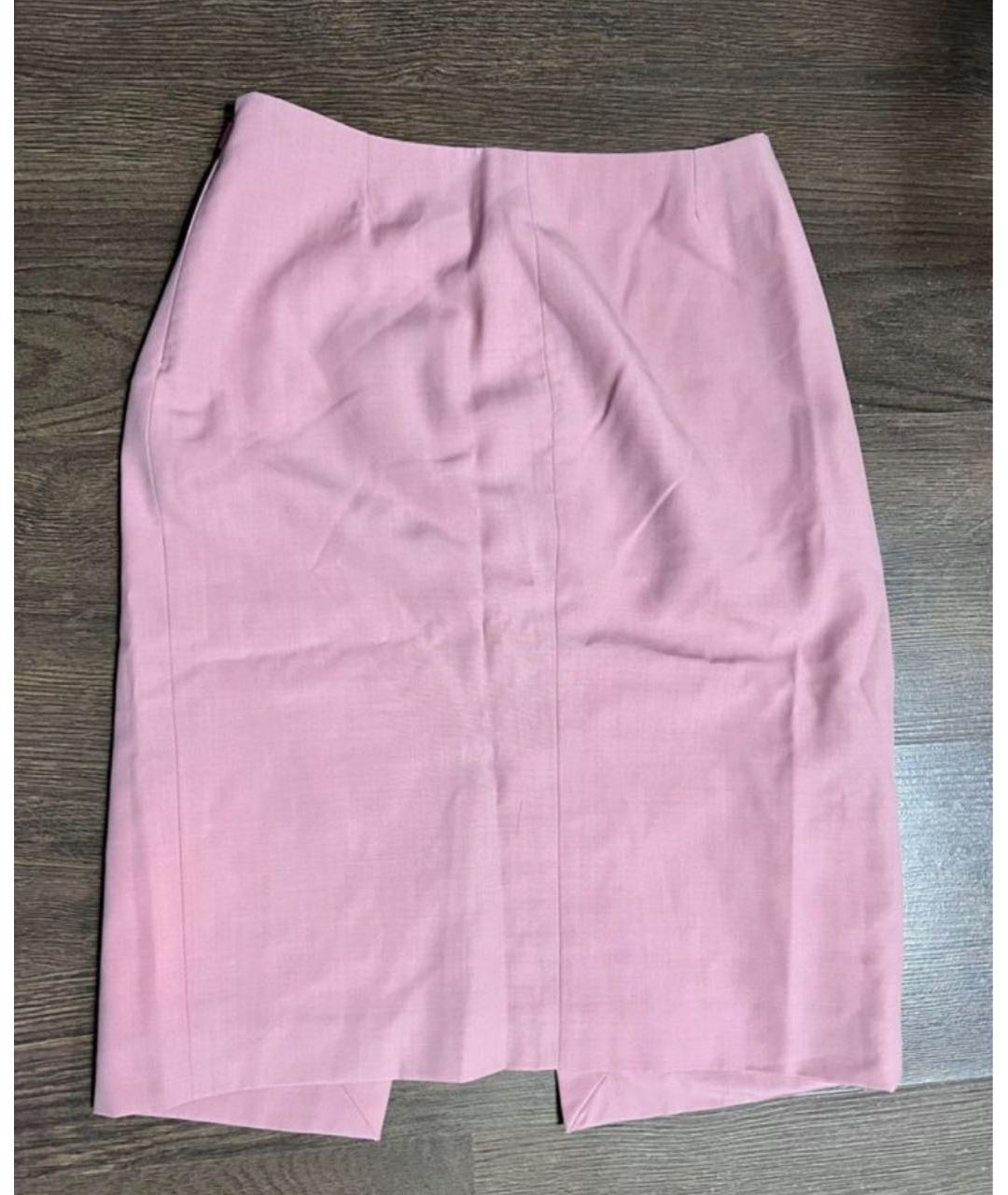 GUCCI Розовая юбка миди, фото 6
