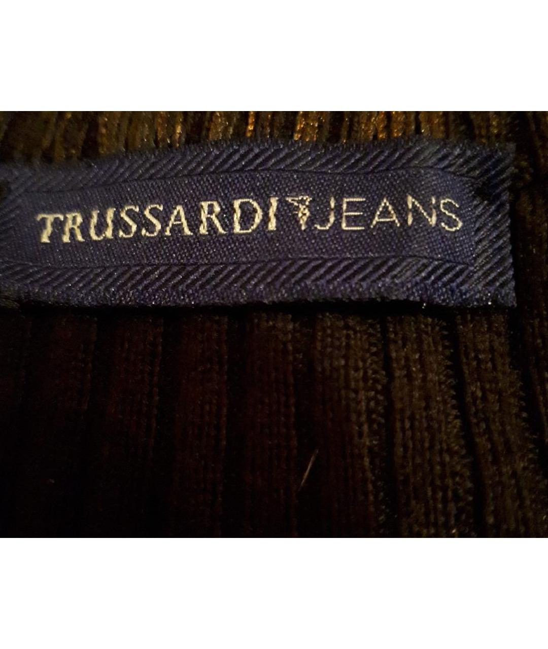 TRUSSARDI JEANS Коричневый шерстяной джемпер / свитер, фото 5