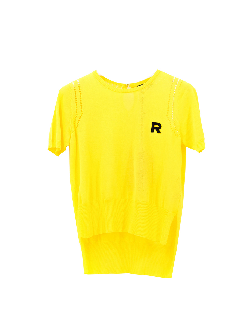 ROCHAS Желтая хлопковая футболка, фото 1