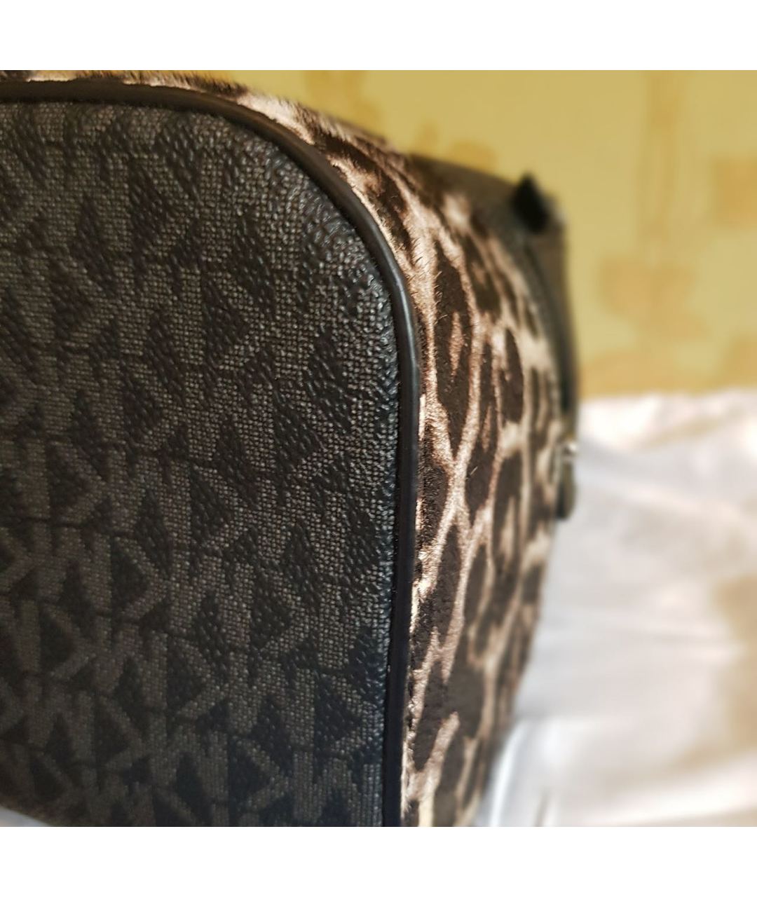 MICHAEL KORS Антрацитовый кожаный рюкзак, фото 5