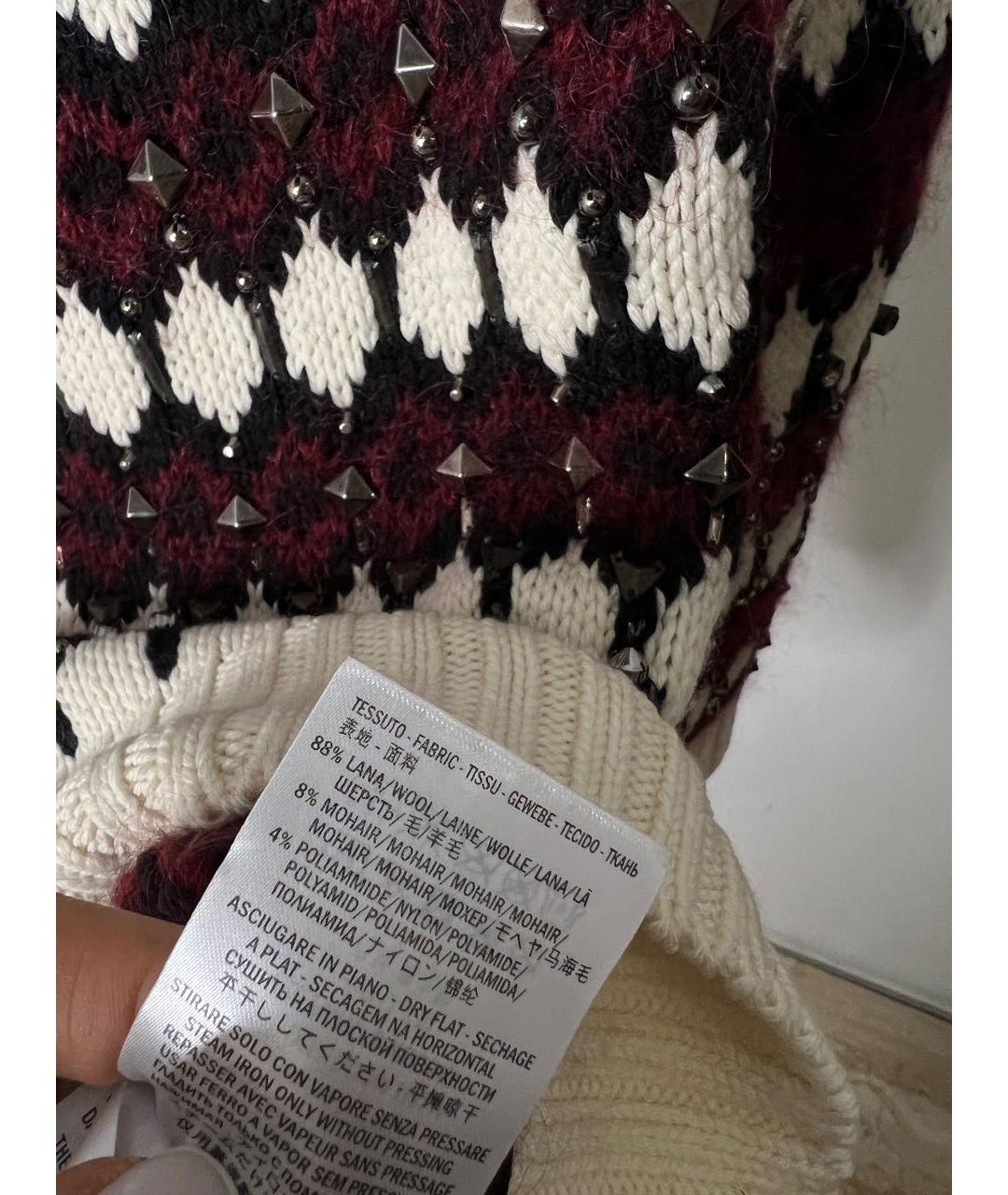 GUCCI Бежевый шерстяной джемпер / свитер, фото 5