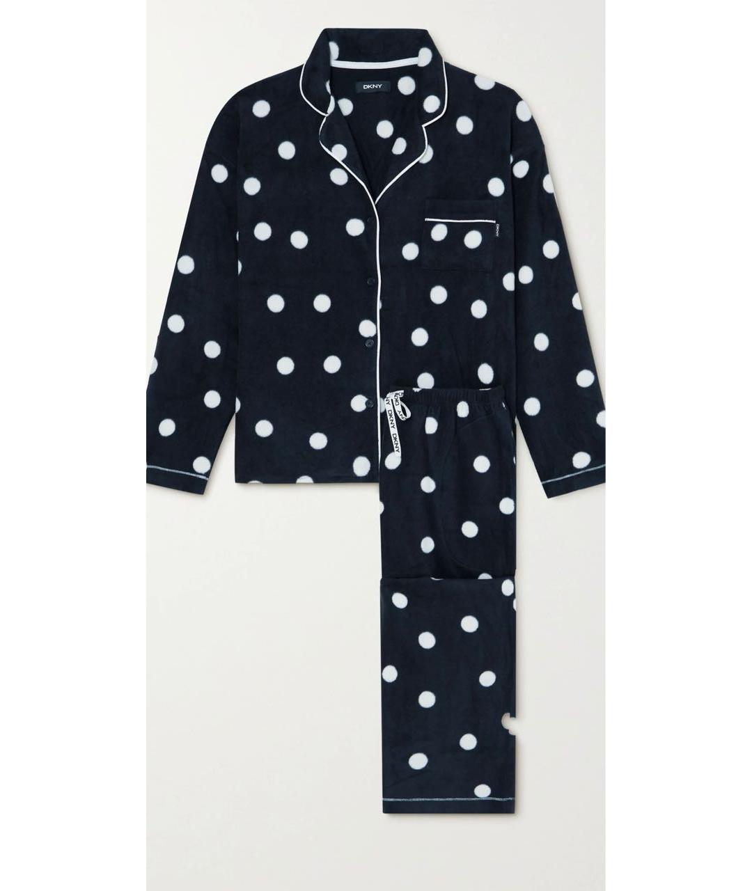 DKNY Черная велюровая пижама, фото 2