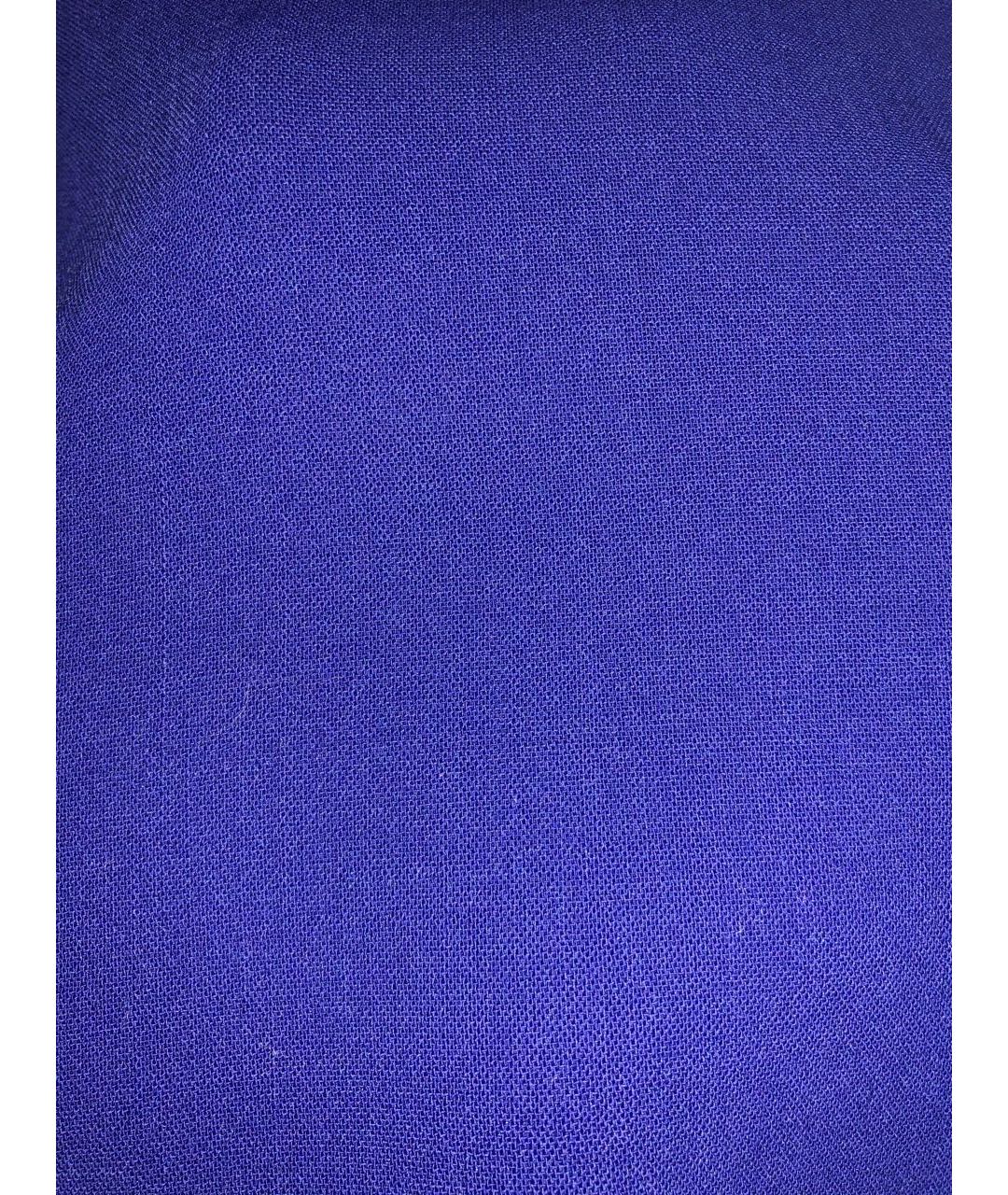 MAX MARA Синий шерстяной костюм с юбками, фото 4