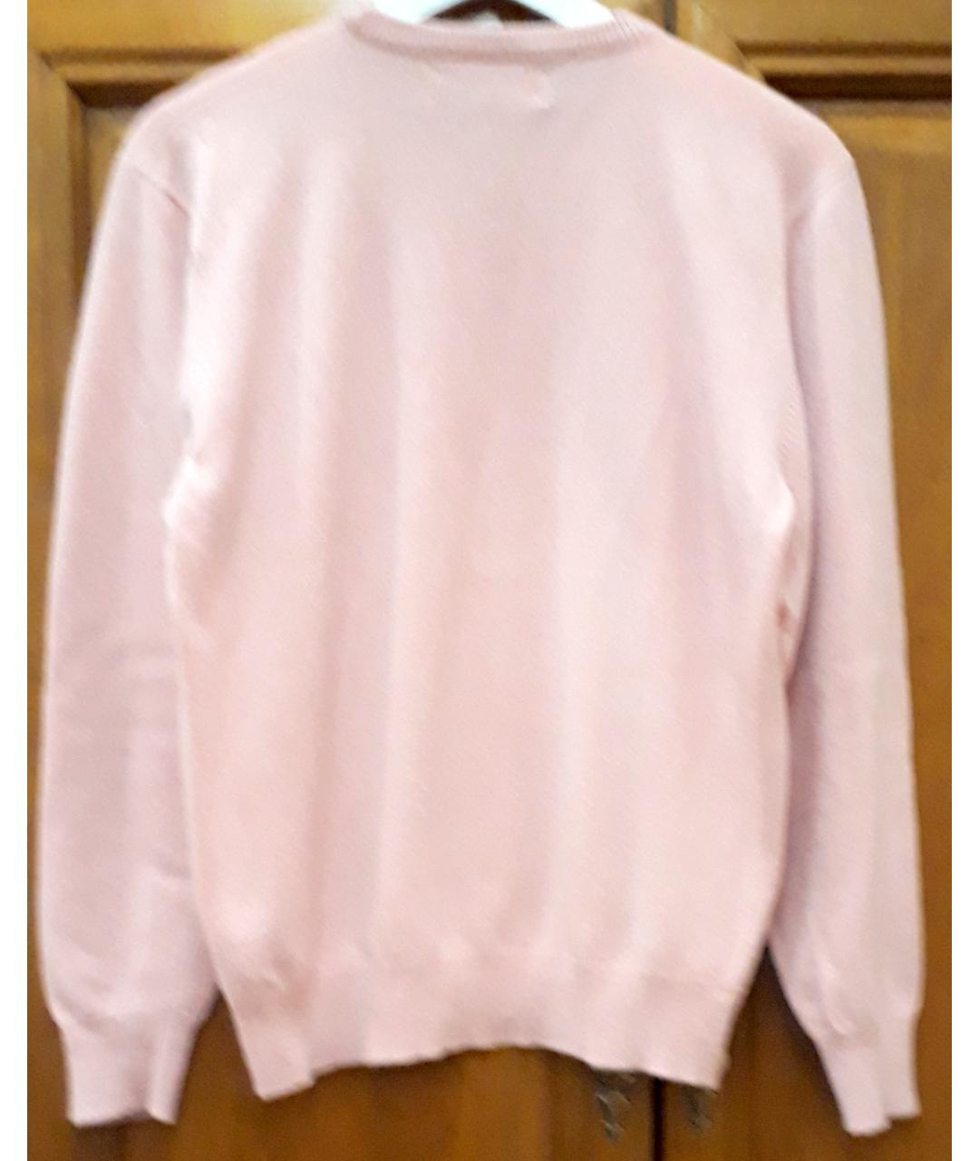 PRINGLE OF SCOTLAND Розовый кашемировый джемпер / свитер, фото 2