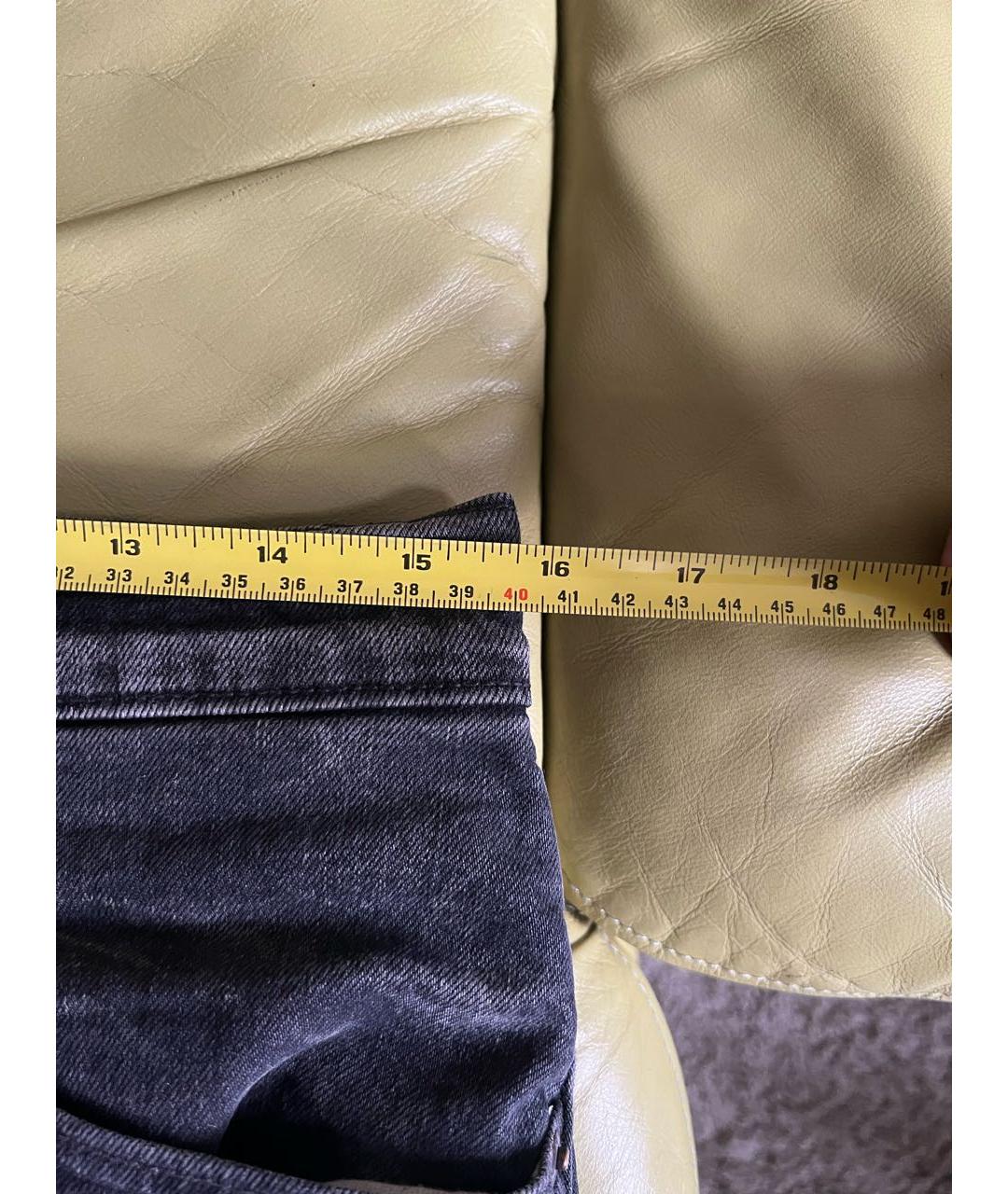 LEVI'S Серые хлопко-эластановые джинсы скинни, фото 7