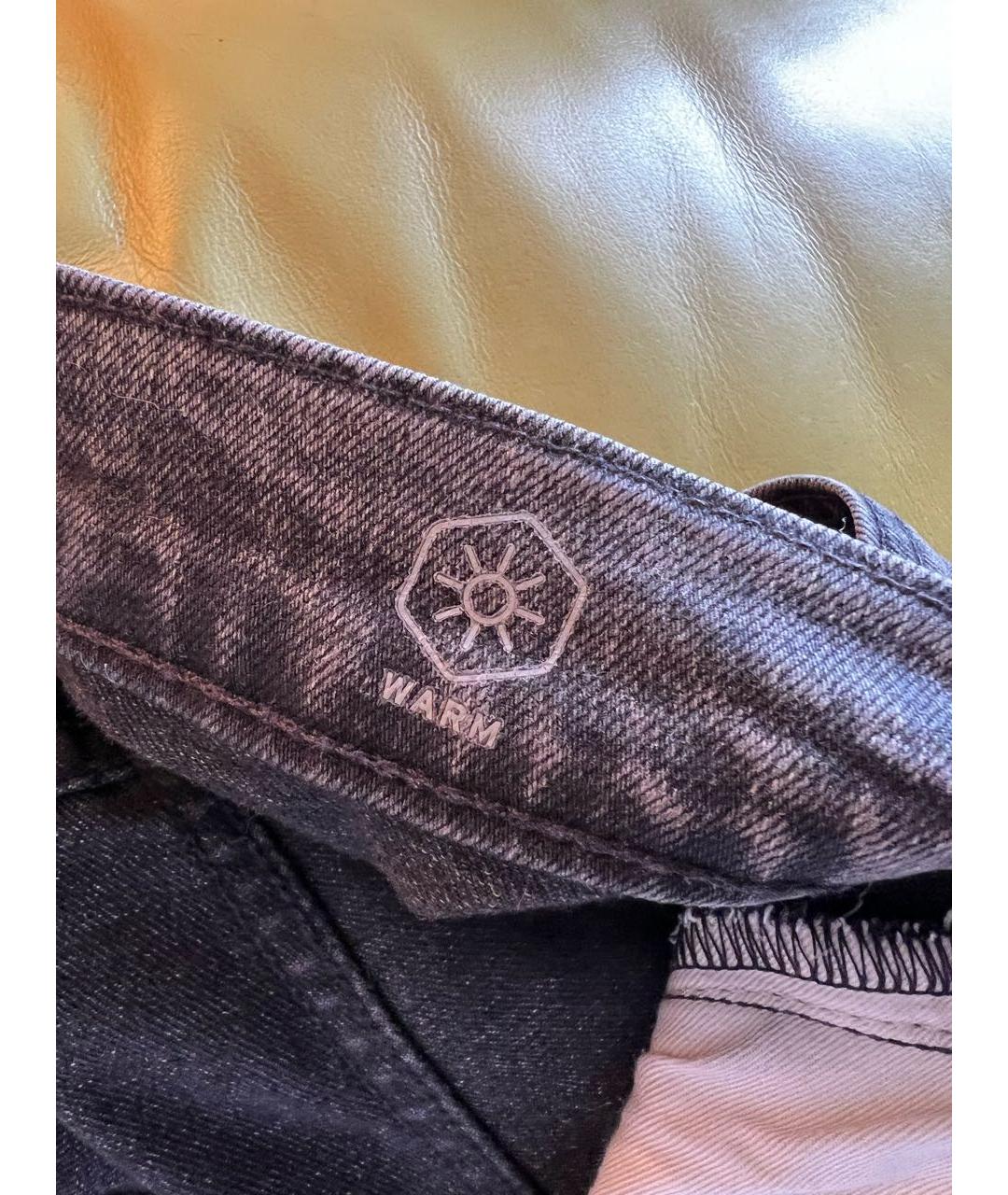 LEVI'S Серые хлопко-эластановые джинсы скинни, фото 5