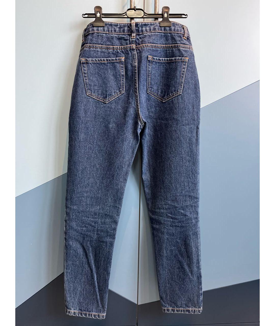 12 STOREEZ Синие хлопковые джинсы слим, фото 2