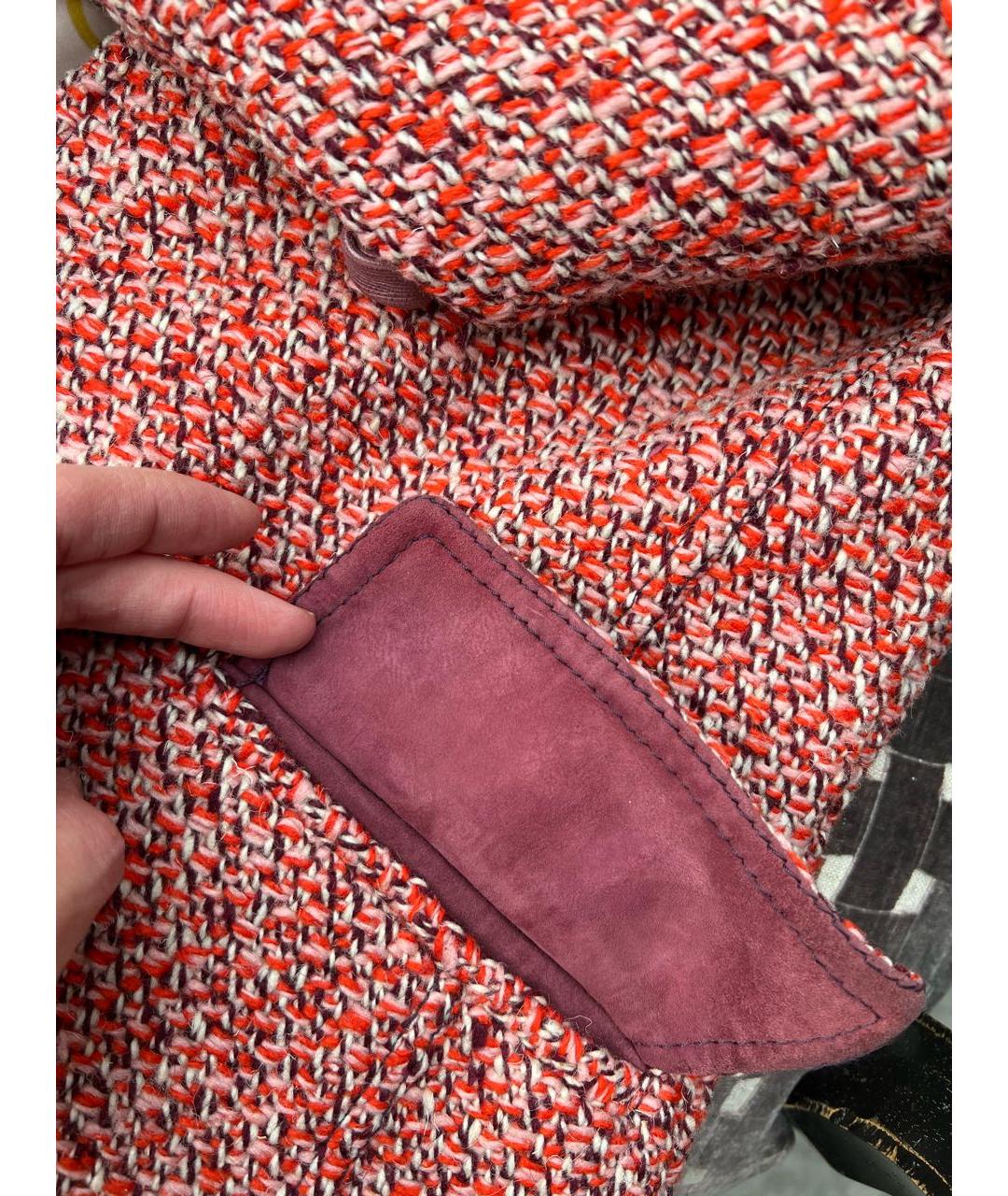 TRUSSARDI Бордовый шерстяной жакет/пиджак, фото 6