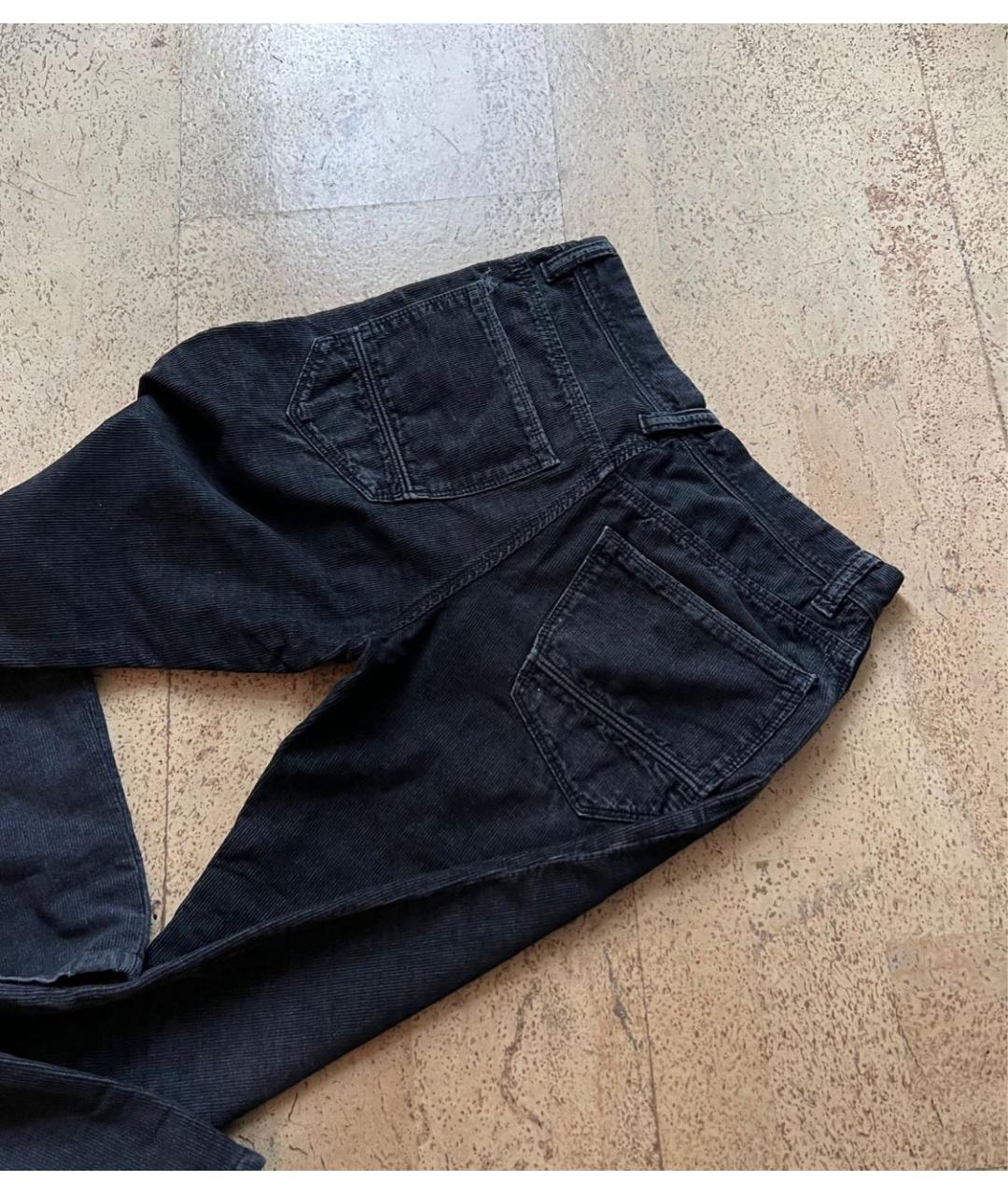 PAL ZILERI Серые хлопковые прямые джинсы, фото 3