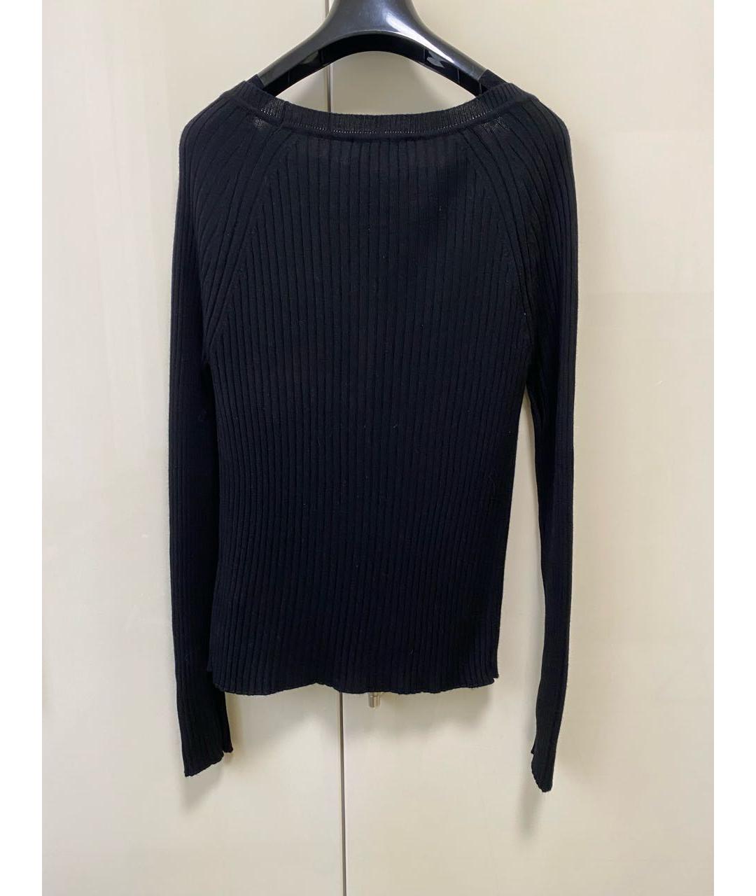 CAVALLI CLASS Черный шерстяной джемпер / свитер, фото 2