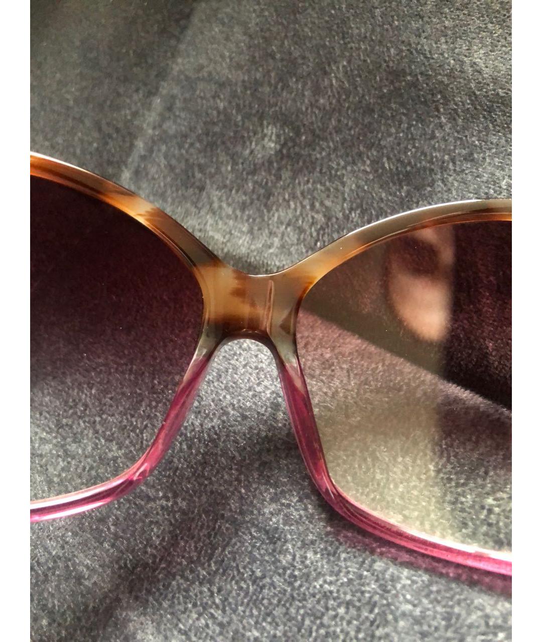 PRADA Фиолетовые пластиковые солнцезащитные очки, фото 8