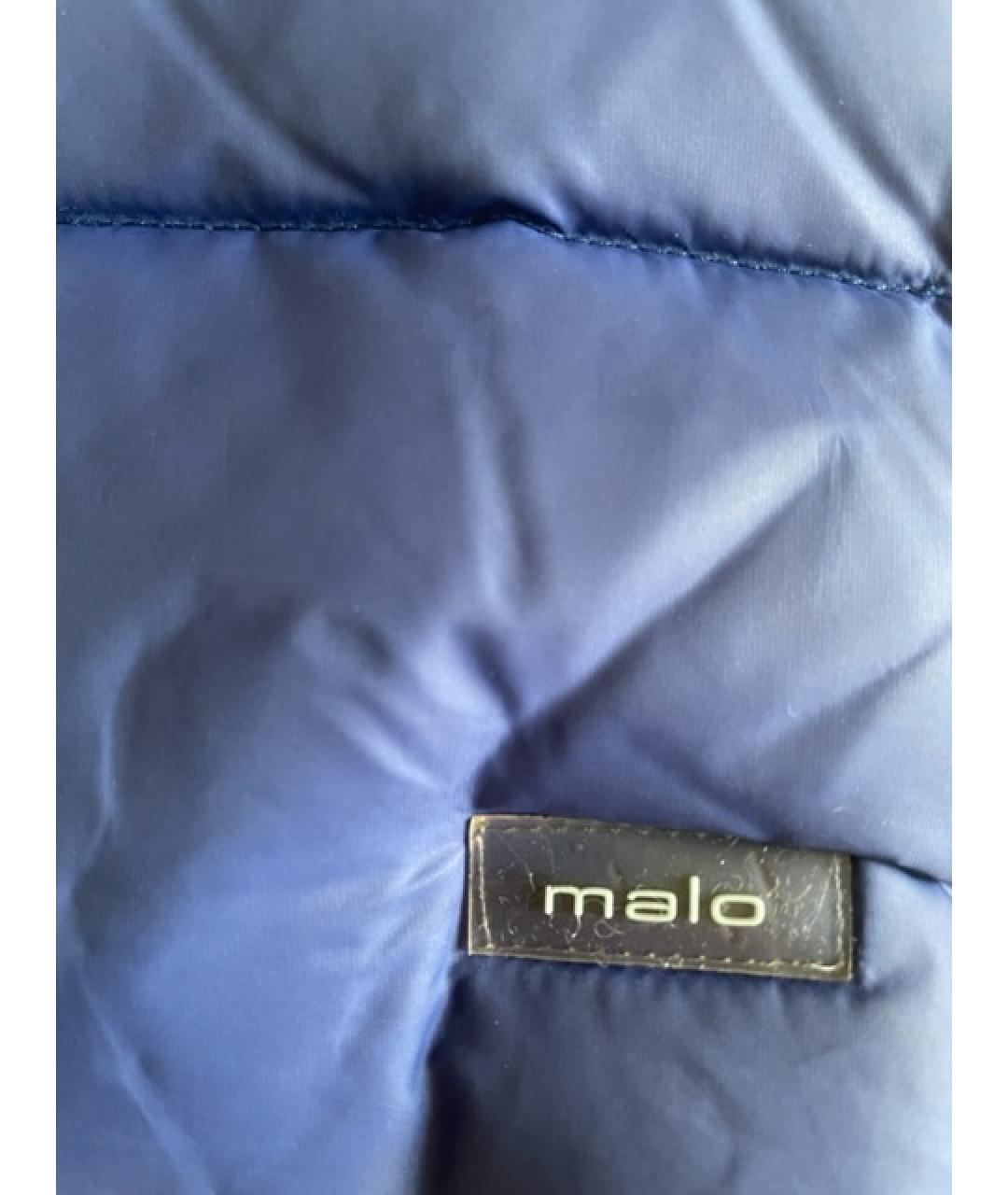 MALO Синий кашемировый жакет / жилет, фото 7
