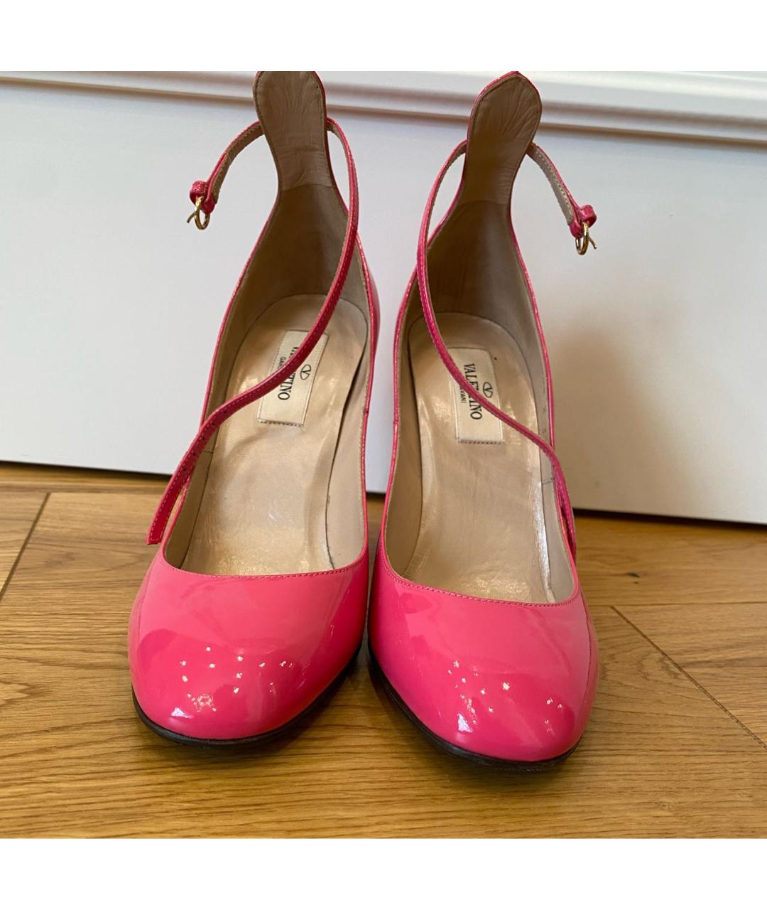 VALENTINO Фуксия туфли из лакированной кожи, фото 2