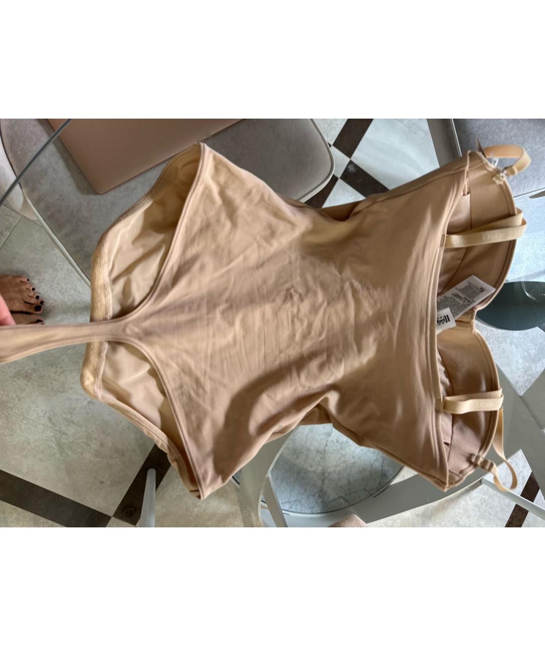 WOLFORD Бежевое синтетическое боди, фото 2