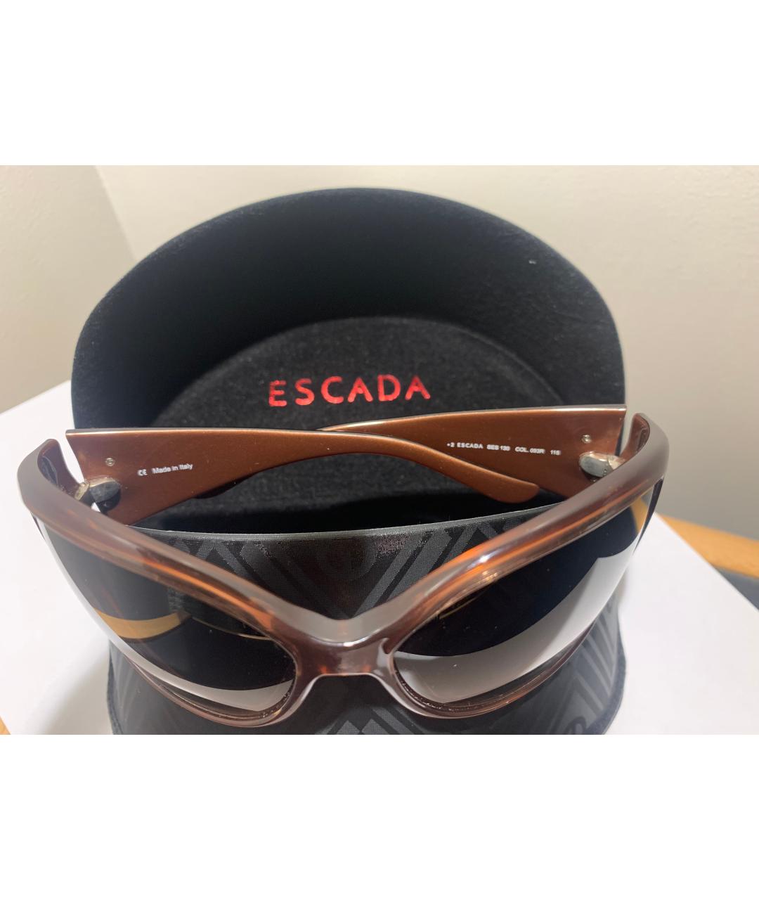 ESCADA Бежевые пластиковые солнцезащитные очки, фото 4
