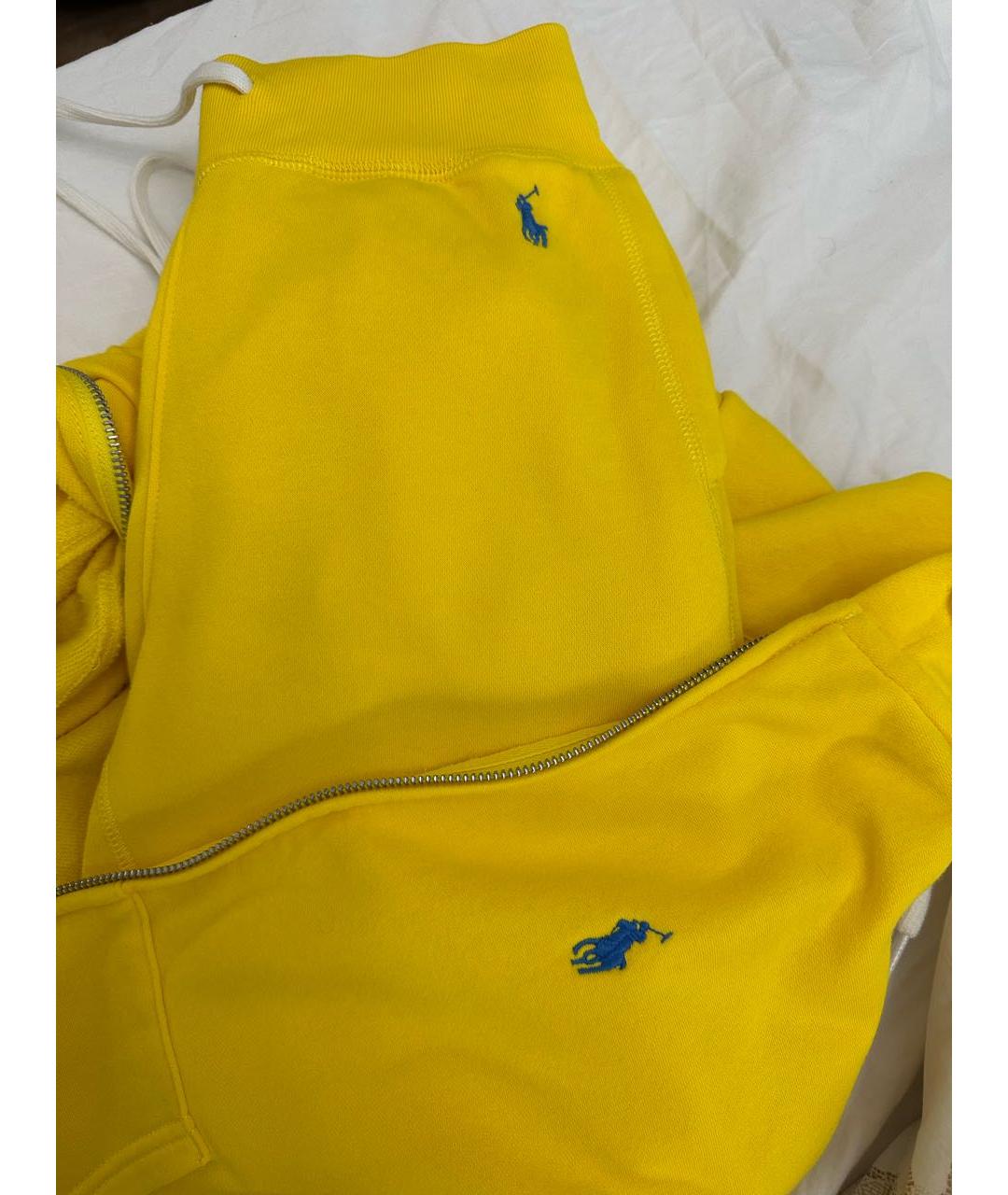 POLO RALPH LAUREN Желтый хлопковый спортивные костюмы, фото 2
