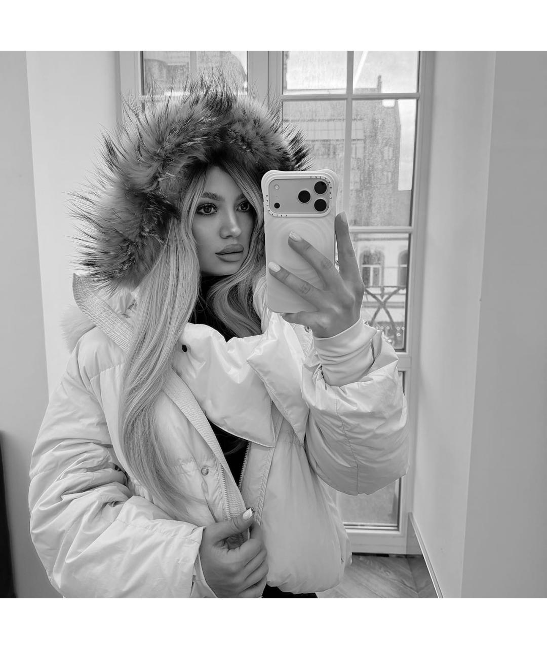 MONCLER Бежевый капюшон, фото 2