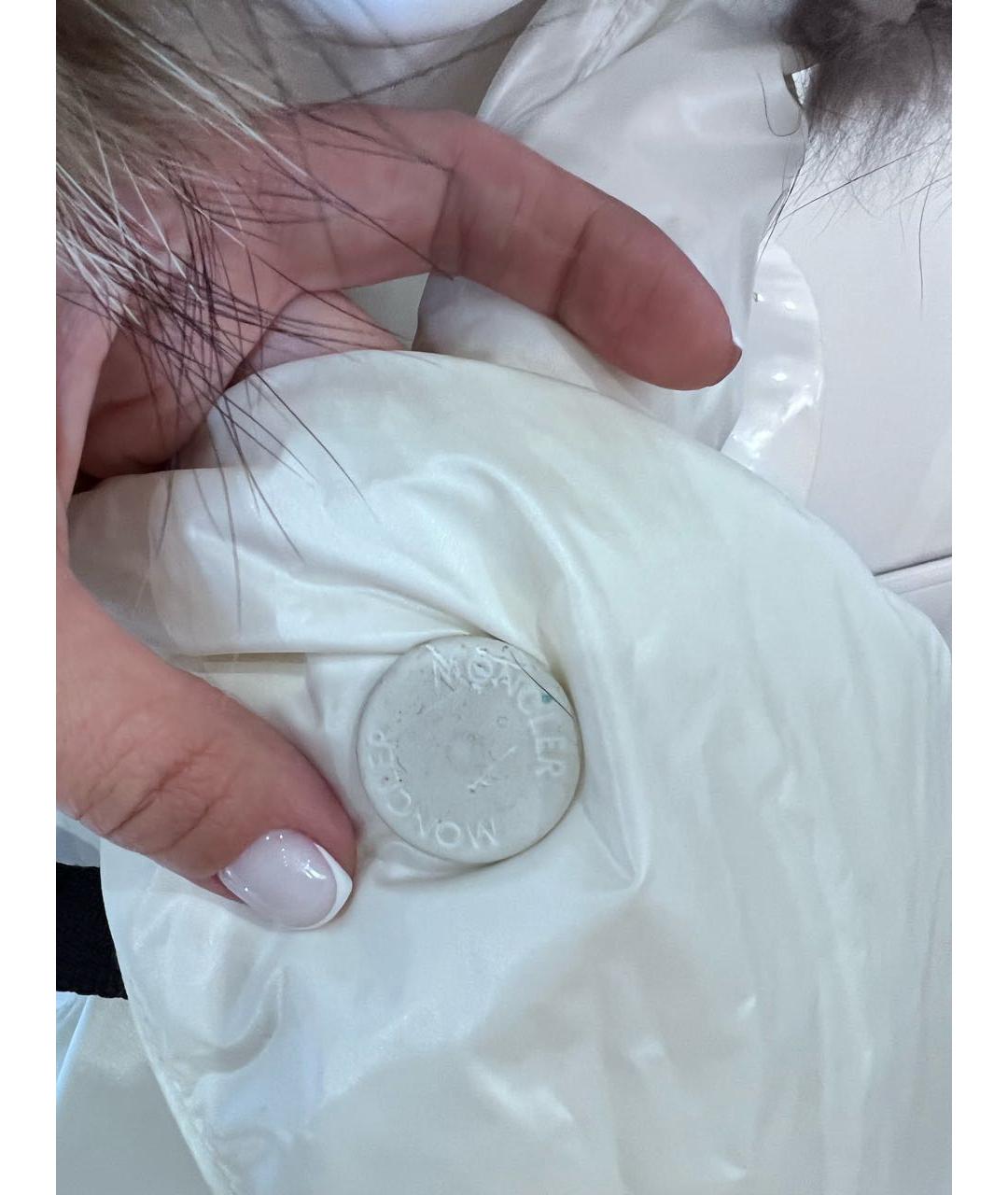 MONCLER Бежевый капюшон, фото 3