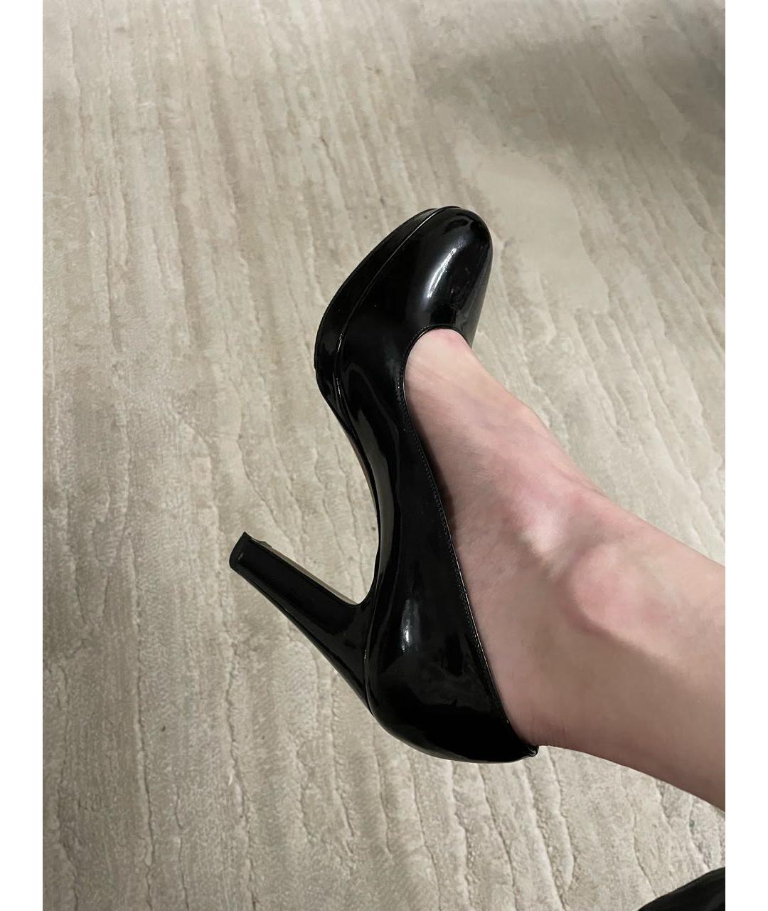 POLLINI Черные туфли из лакированной кожи, фото 7