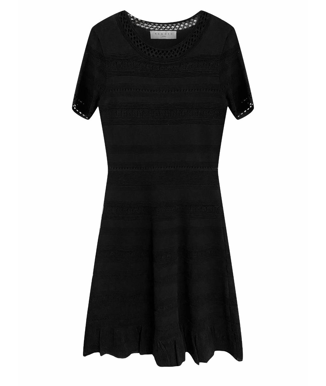 SANDRO Черное платье, фото 1