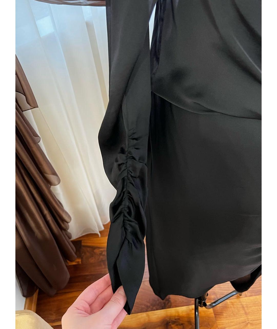 ZIMMERMANN Черное шелковое вечернее платье, фото 5
