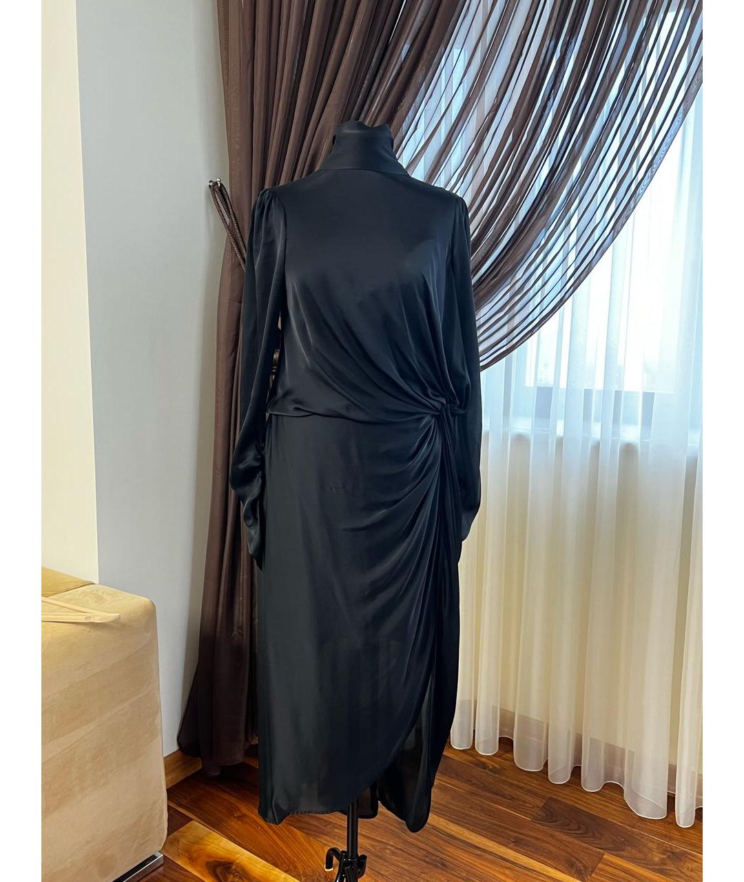 ZIMMERMANN Черное шелковое вечернее платье, фото 8