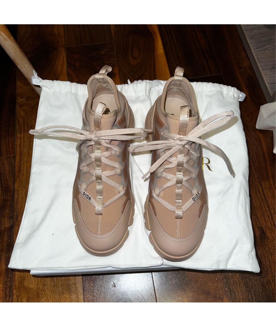 CHRISTIAN DIOR Розовые неопреновые кроссовки, фото 3