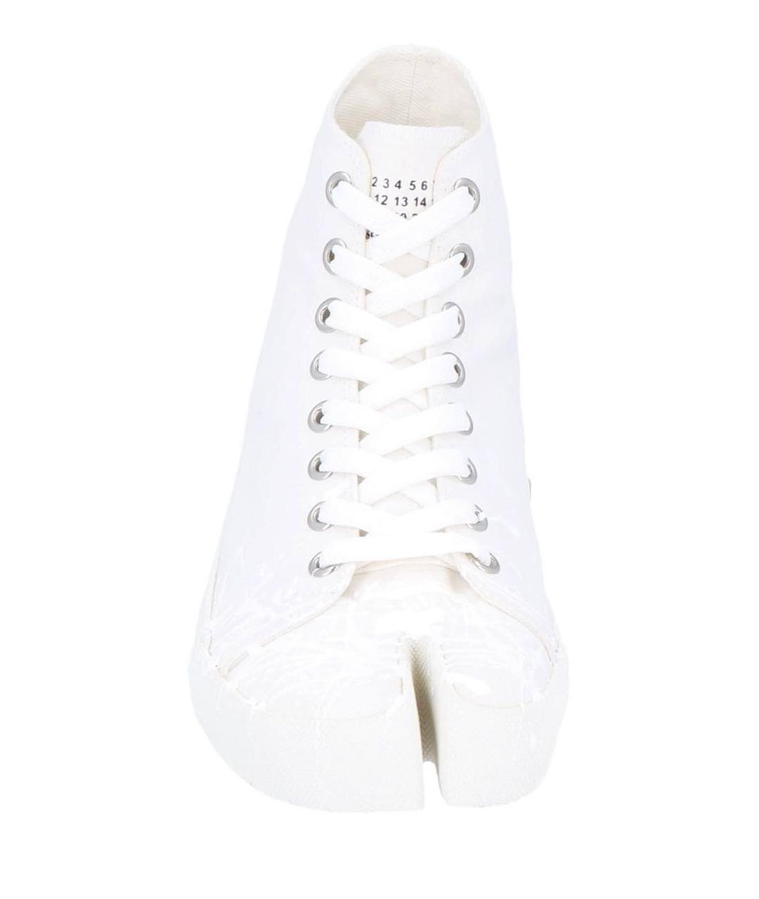 MAISON MARGIELA Белые текстильные кеды, фото 2