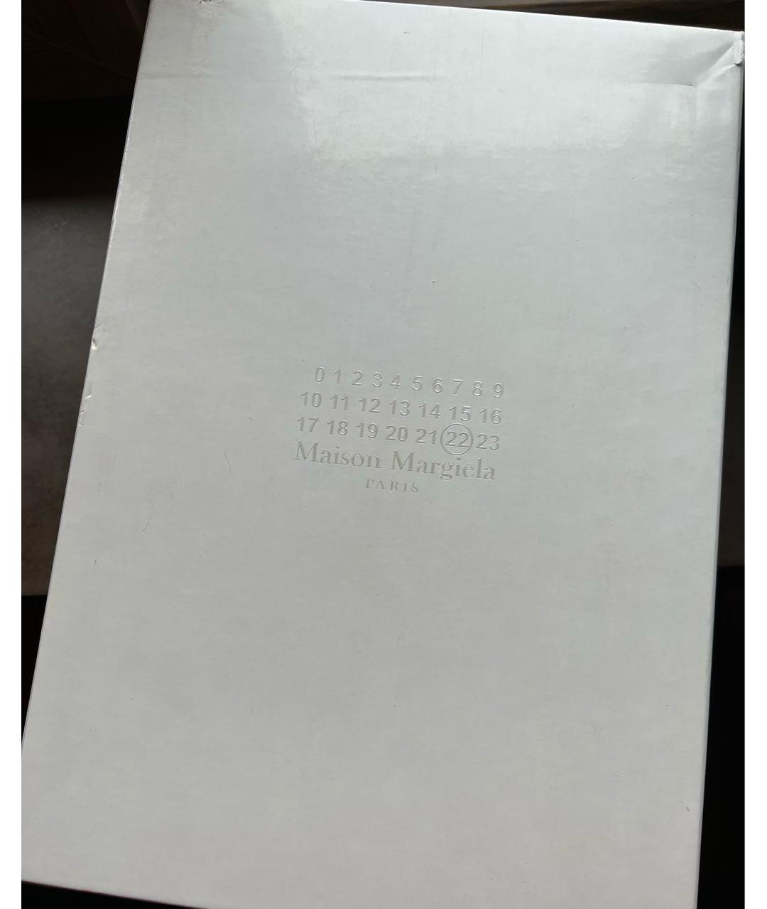 MAISON MARGIELA Белые текстильные кеды, фото 8