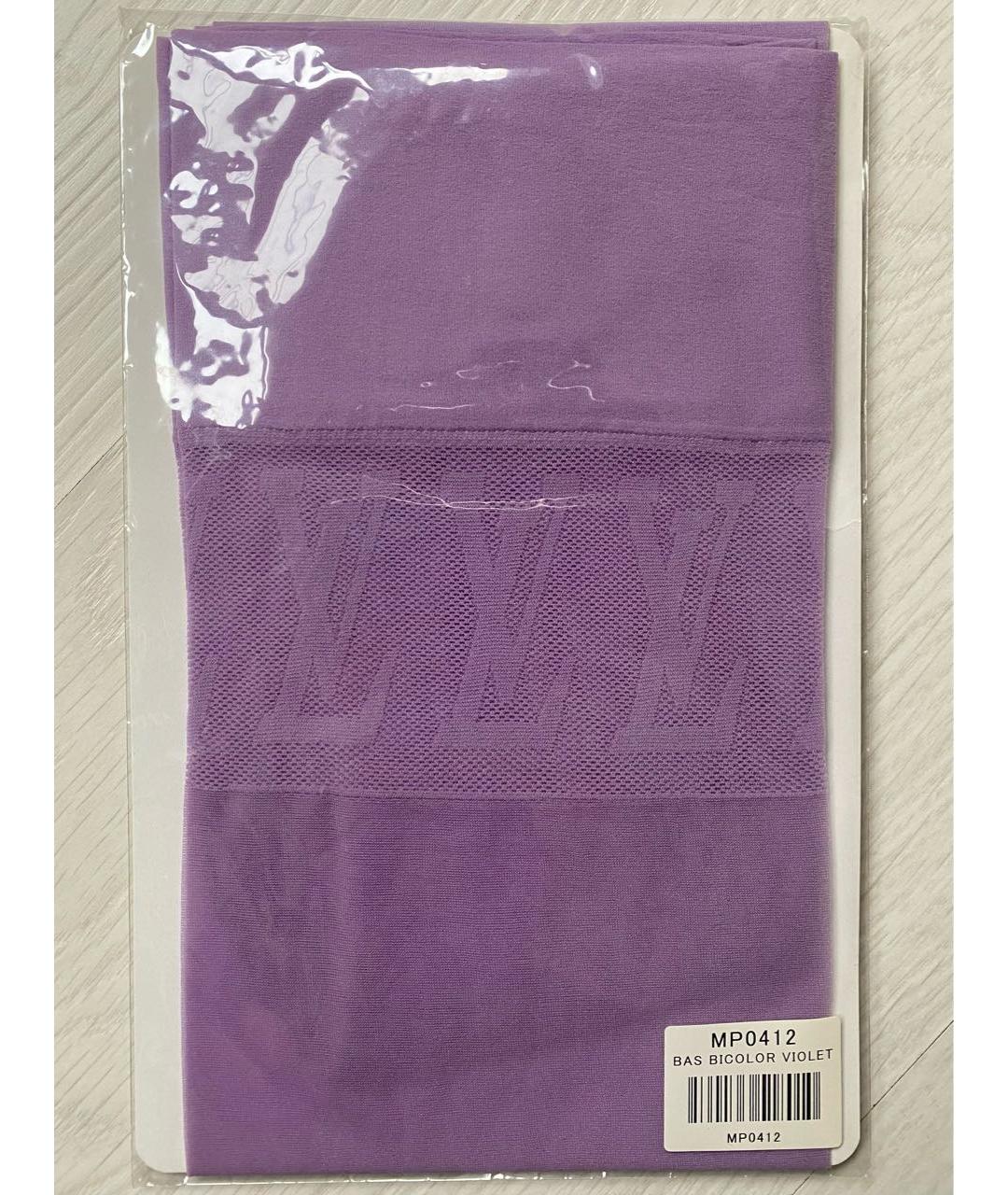 LOUIS VUITTON PRE-OWNED Фиолетовые носки, чулки и колготы, фото 5