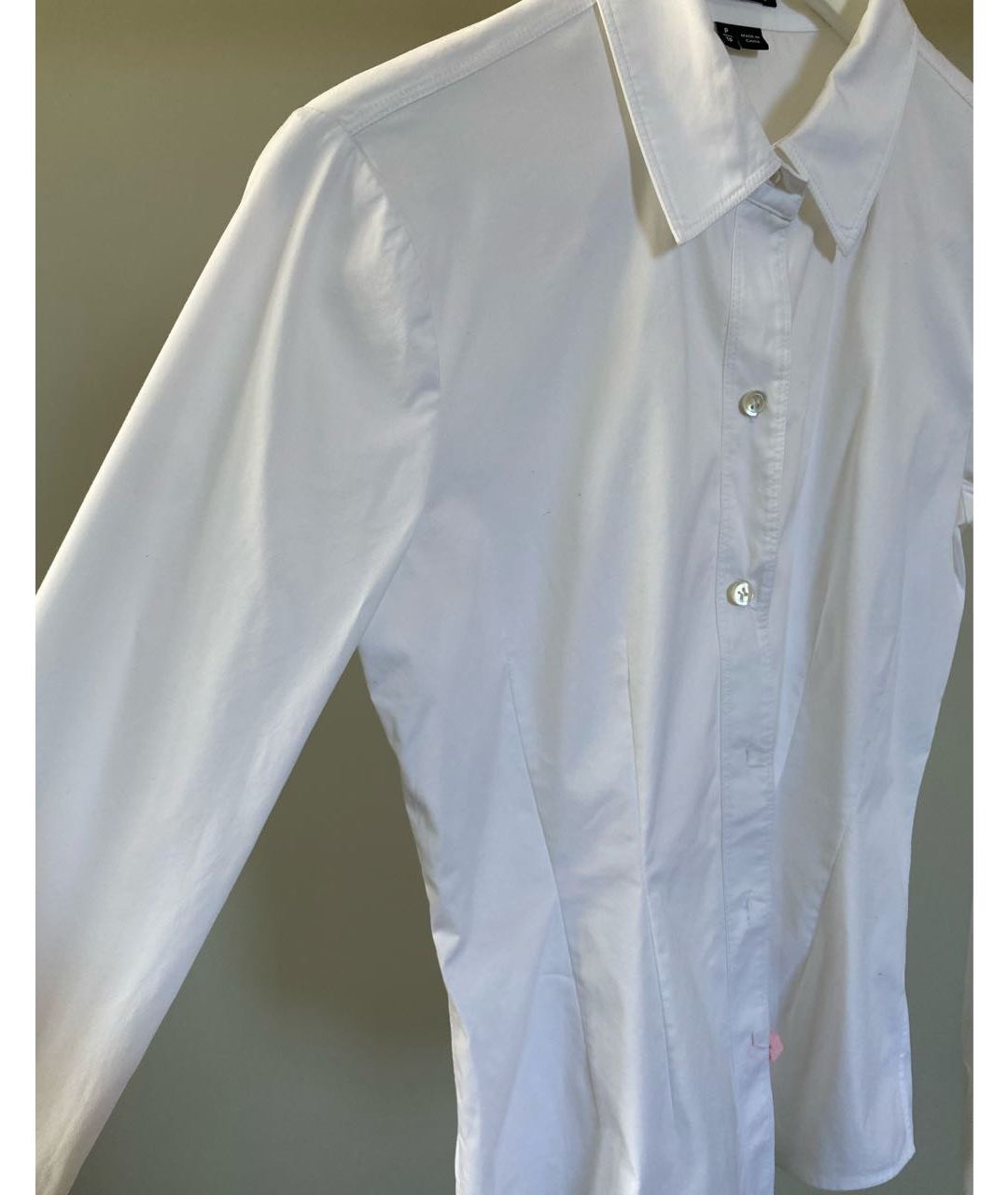 THEORY Белая хлопковая рубашка, фото 4