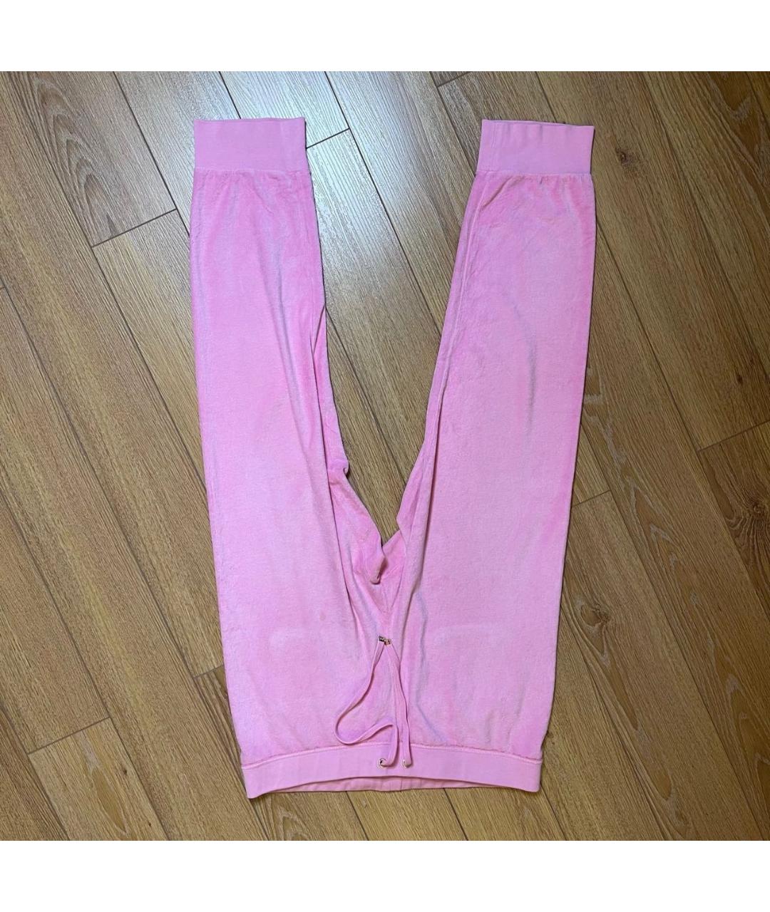 JUICY COUTURE Розовые хлопковые спортивные брюки и шорты, фото 6
